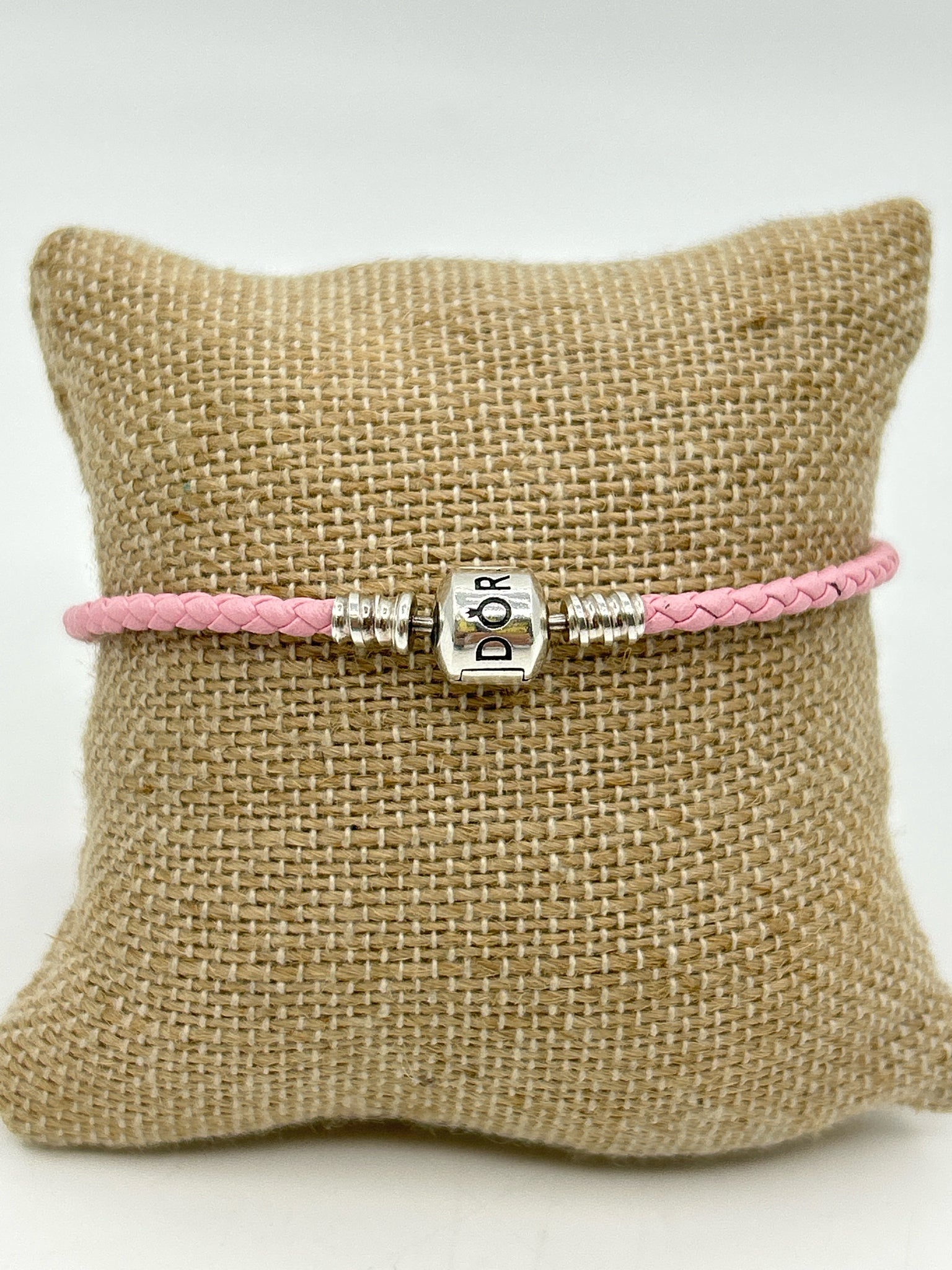 PANDORA Pink and Silver Bracelet