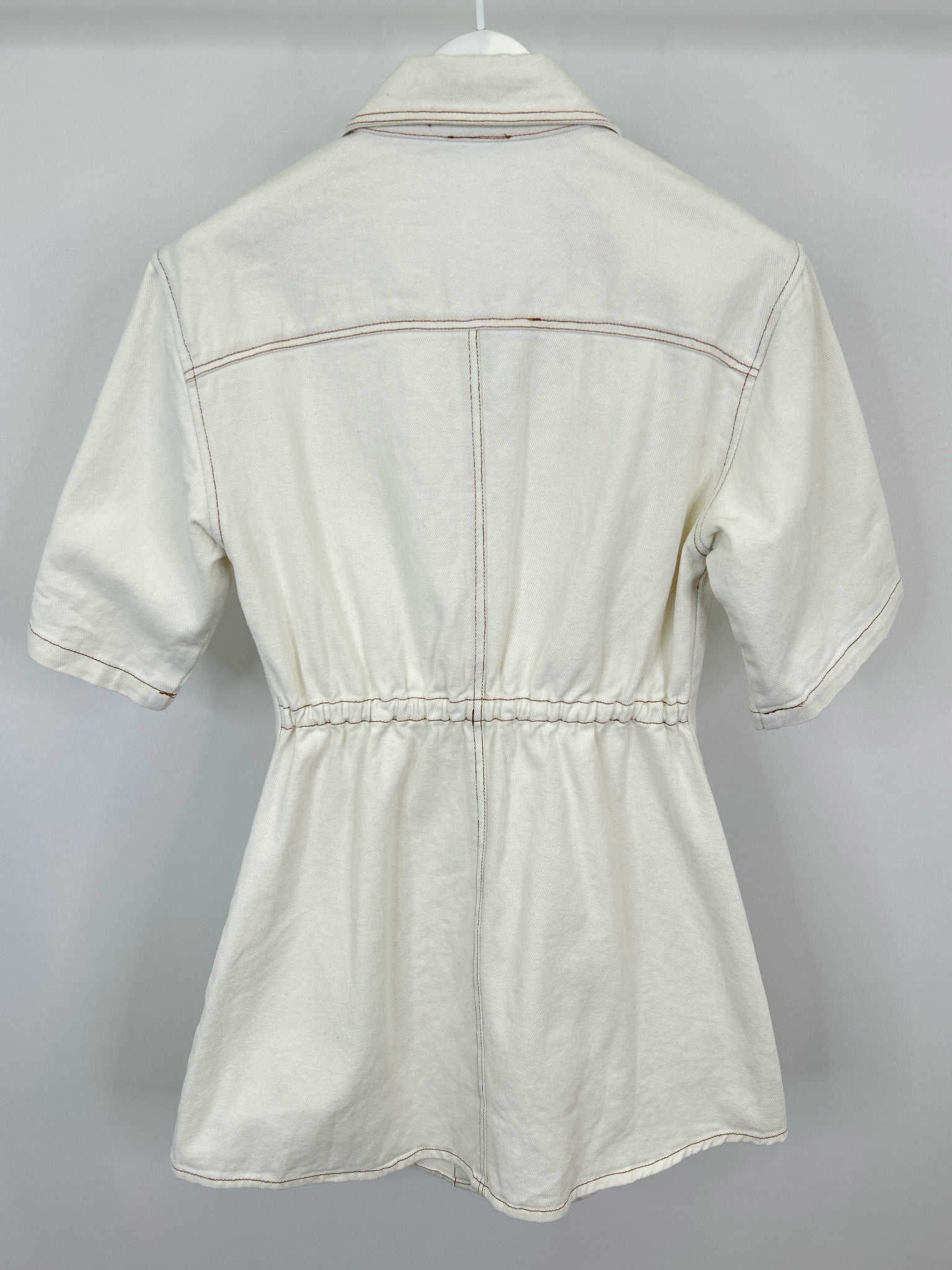 Petal & Pup Size 6 white denim Women Dress