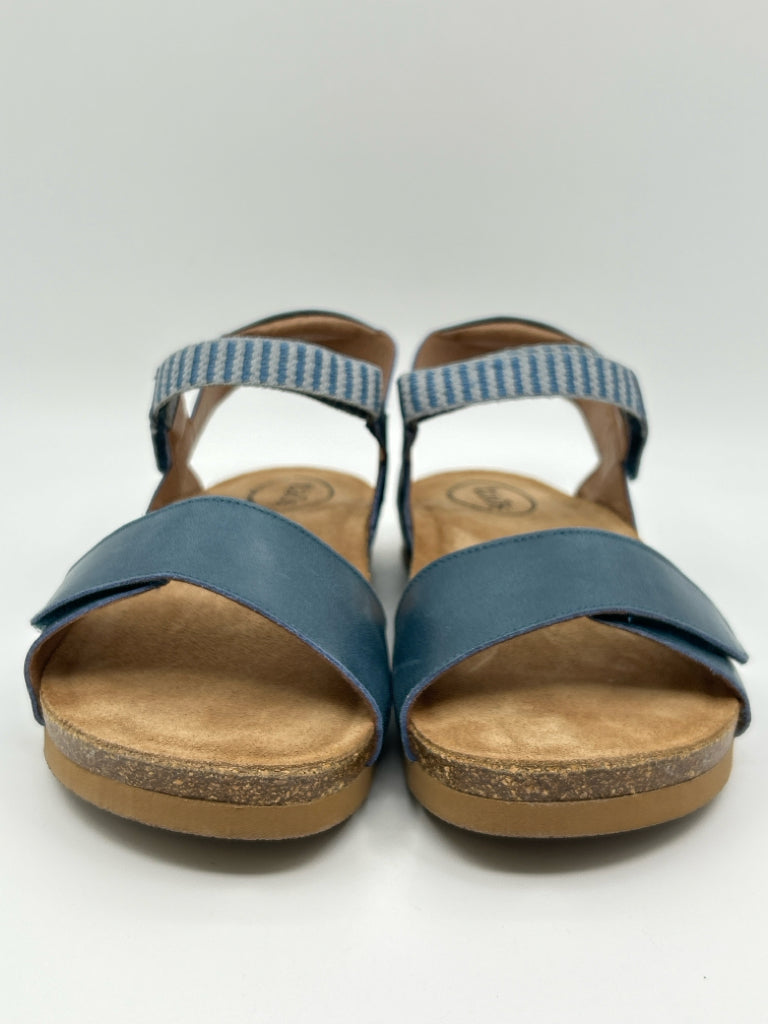 TAOS Size 10 Blue Symbol Women's Sandal NIB