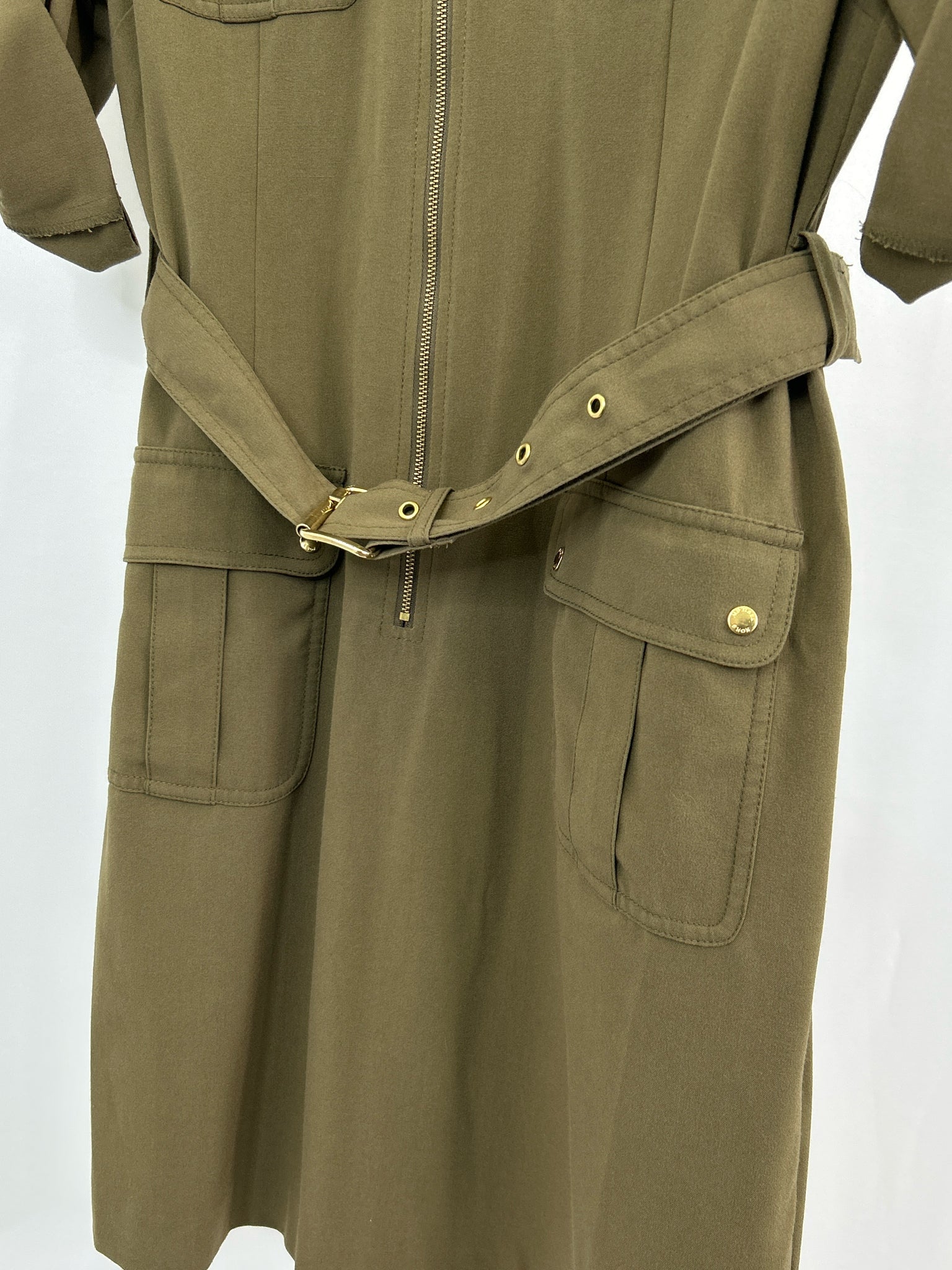 MICHAEL MICHAEL KORS Size XL OLIVE Women Dress