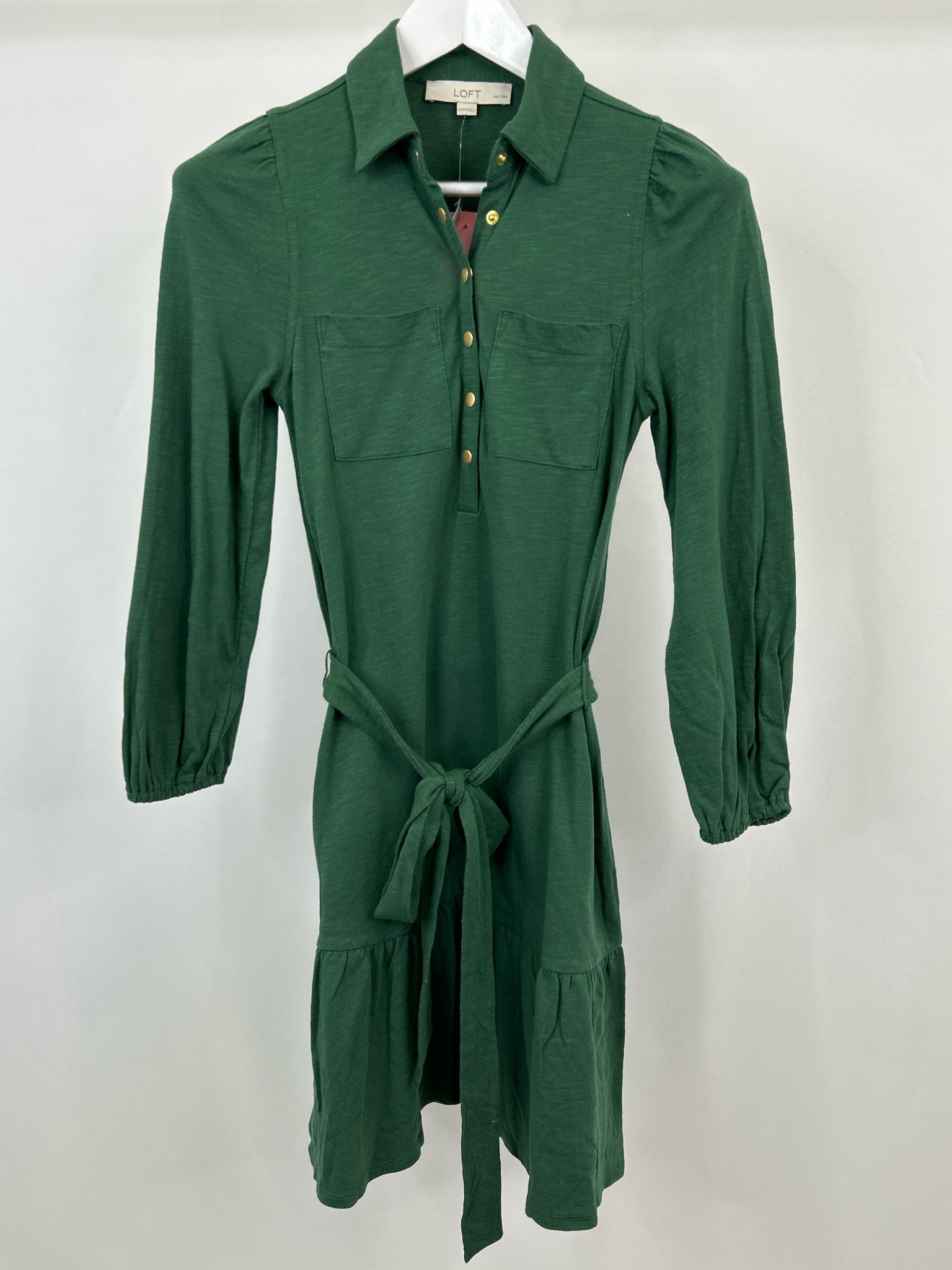 LOFT Size XXSP Hunter Green Women Dress