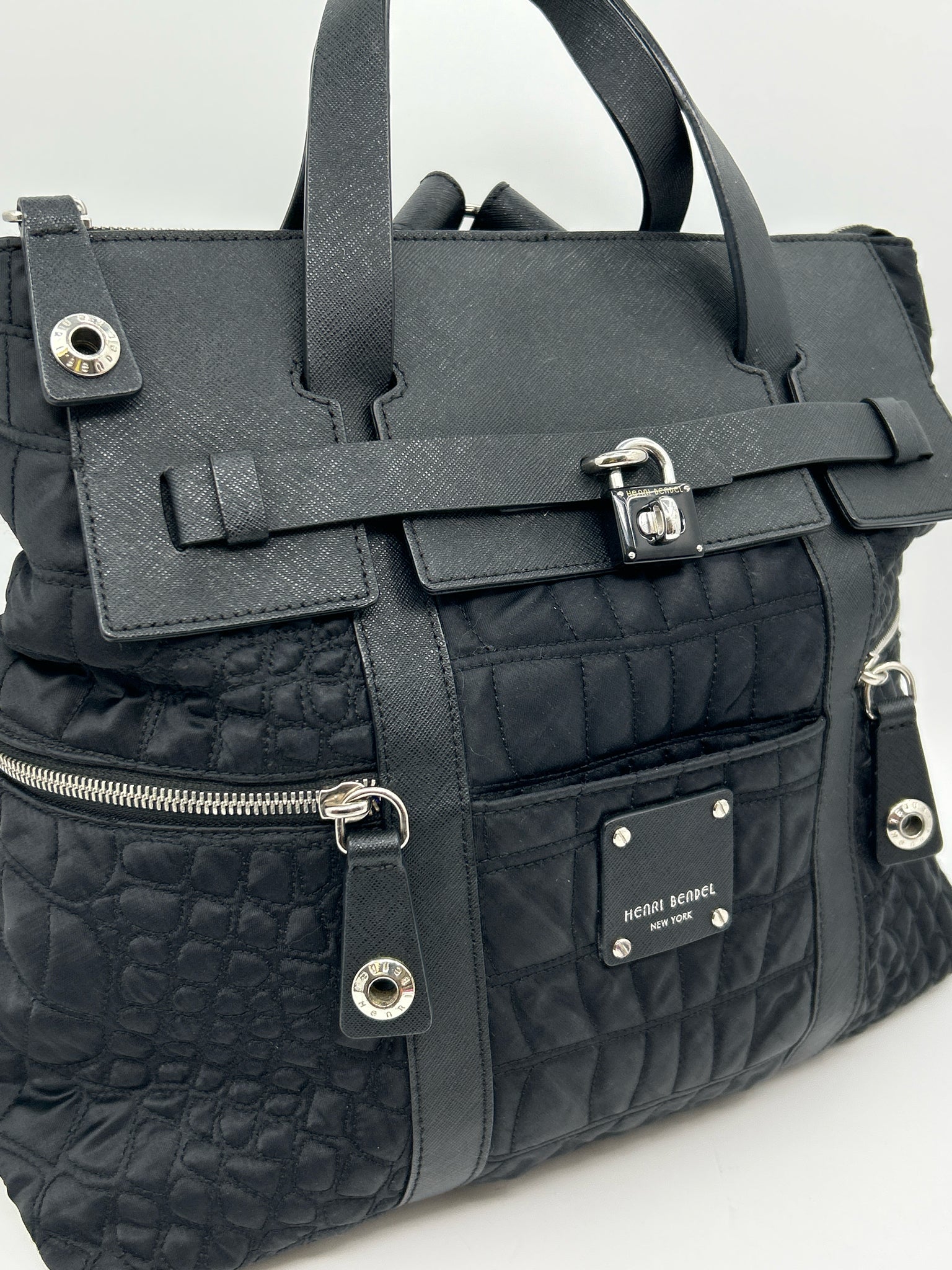 HENRI BENDEL Black Women Backpack