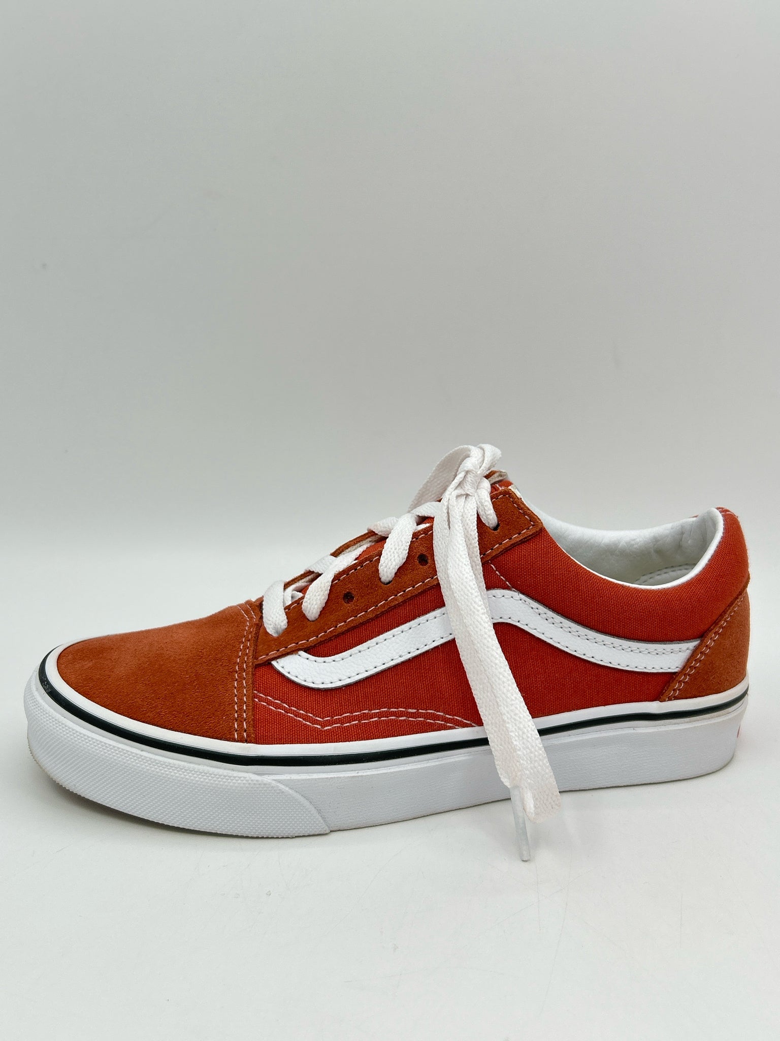 VANS Size 6.5 Orange Women Sneakers