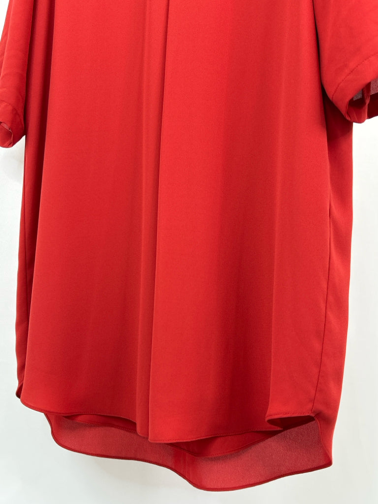 KAREN KANE Size M Orange Red Dress