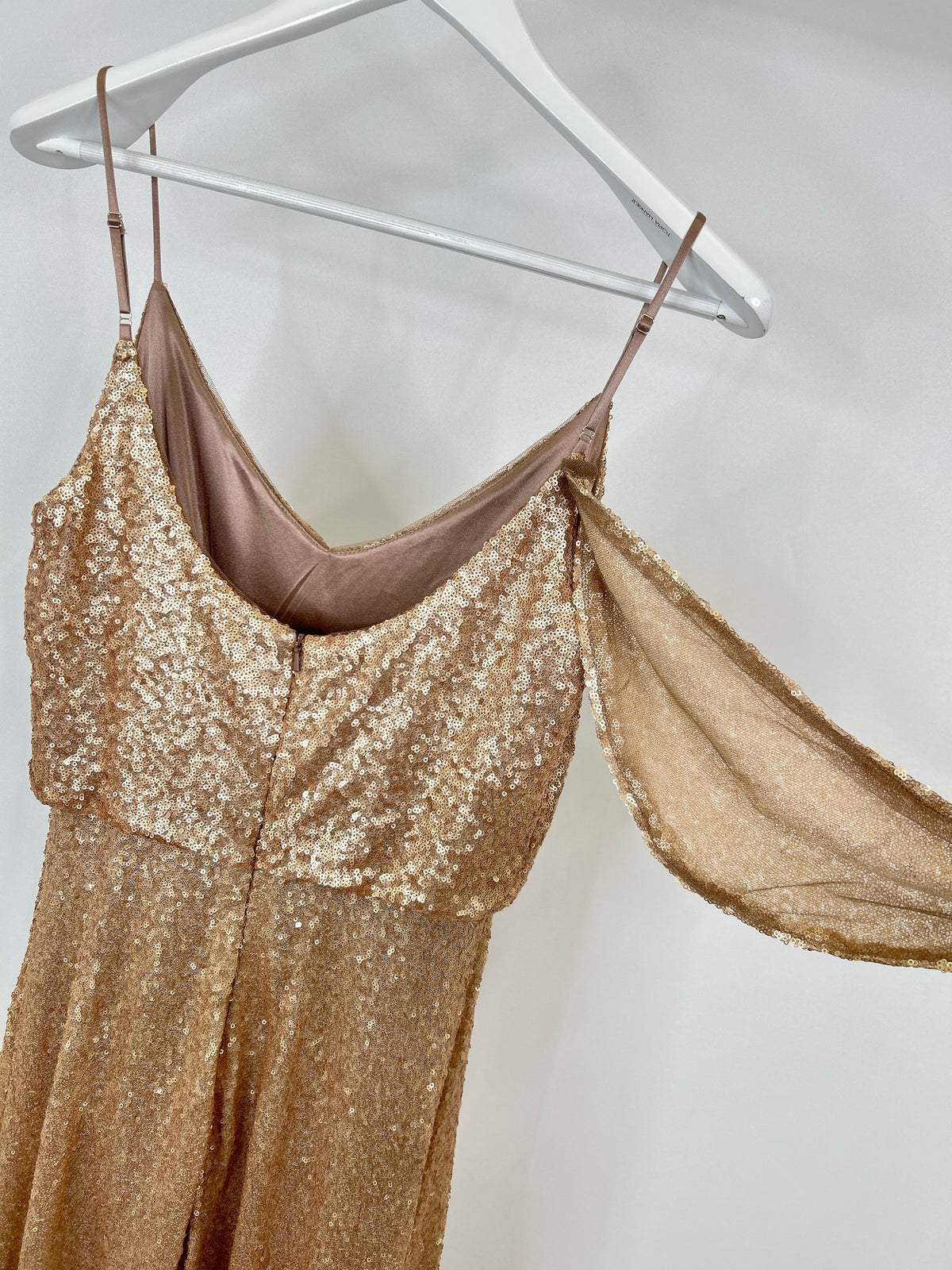 REVELRY Size 12 Champagne Women Dress