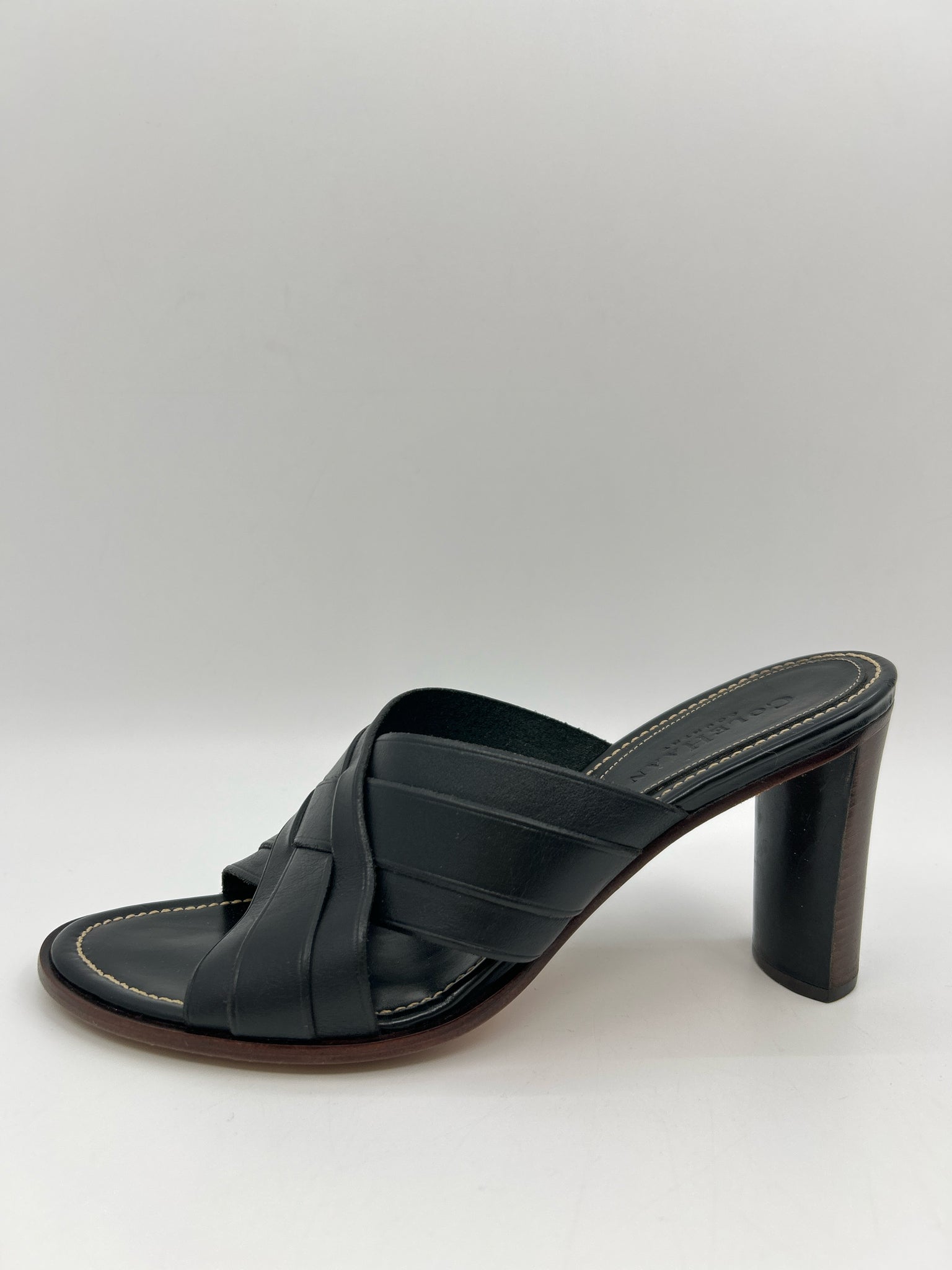 COLE HAAN Size 8.5B Black Women Sandal
