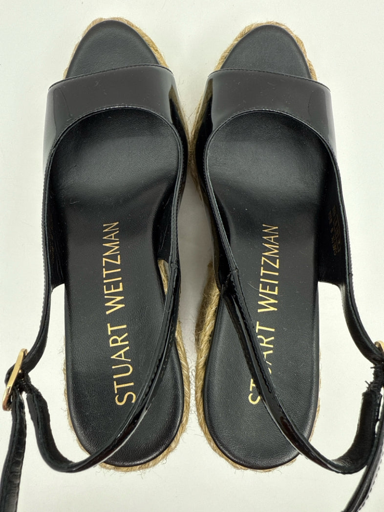 STUART WEITZMAN Size 6B Black Sandal