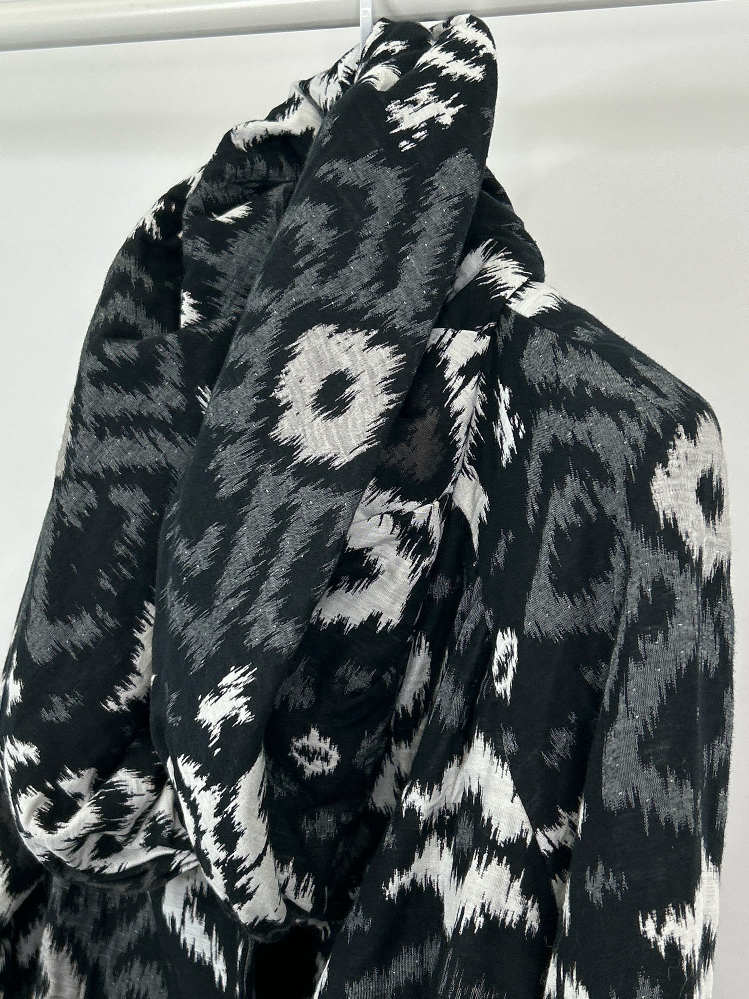 LAFAYETTE 148 Size 10 Black Print Women Jacket