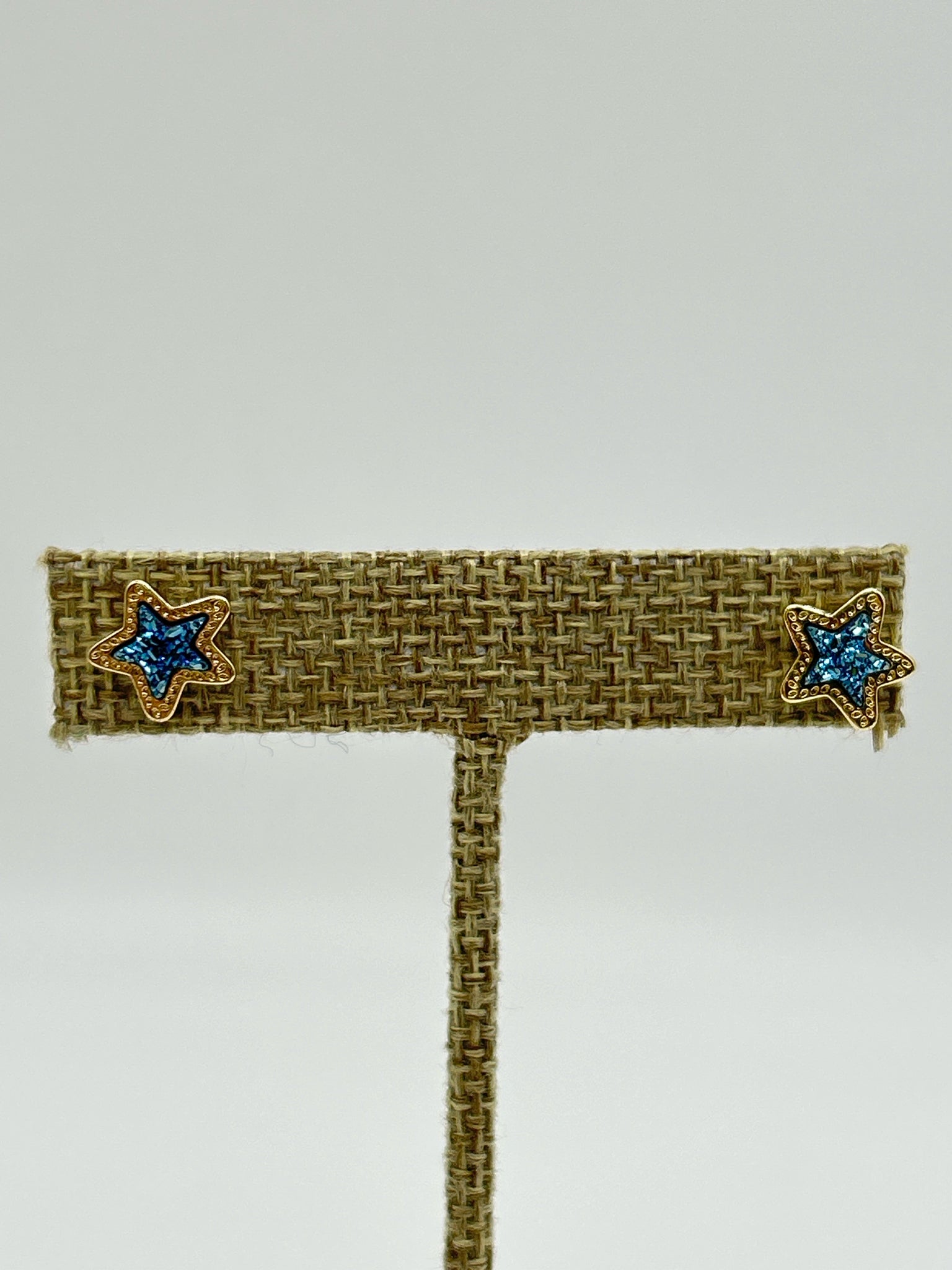 KENDRA SCOTT blue and gold Earrings