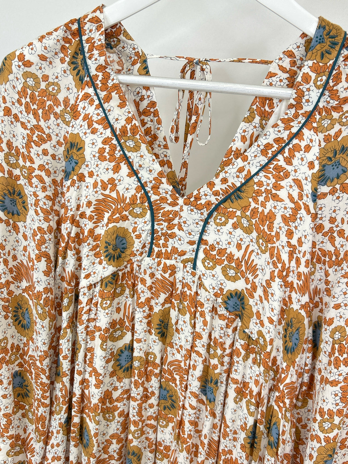 IN LOOM Size M Orange Print Women Dress
