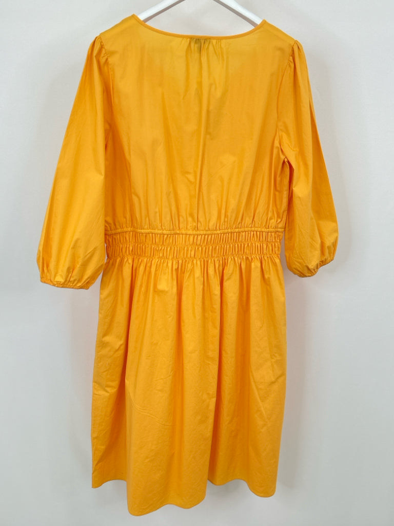 TALBOTS Size 18 Yellow Orange Women's Dress NWT