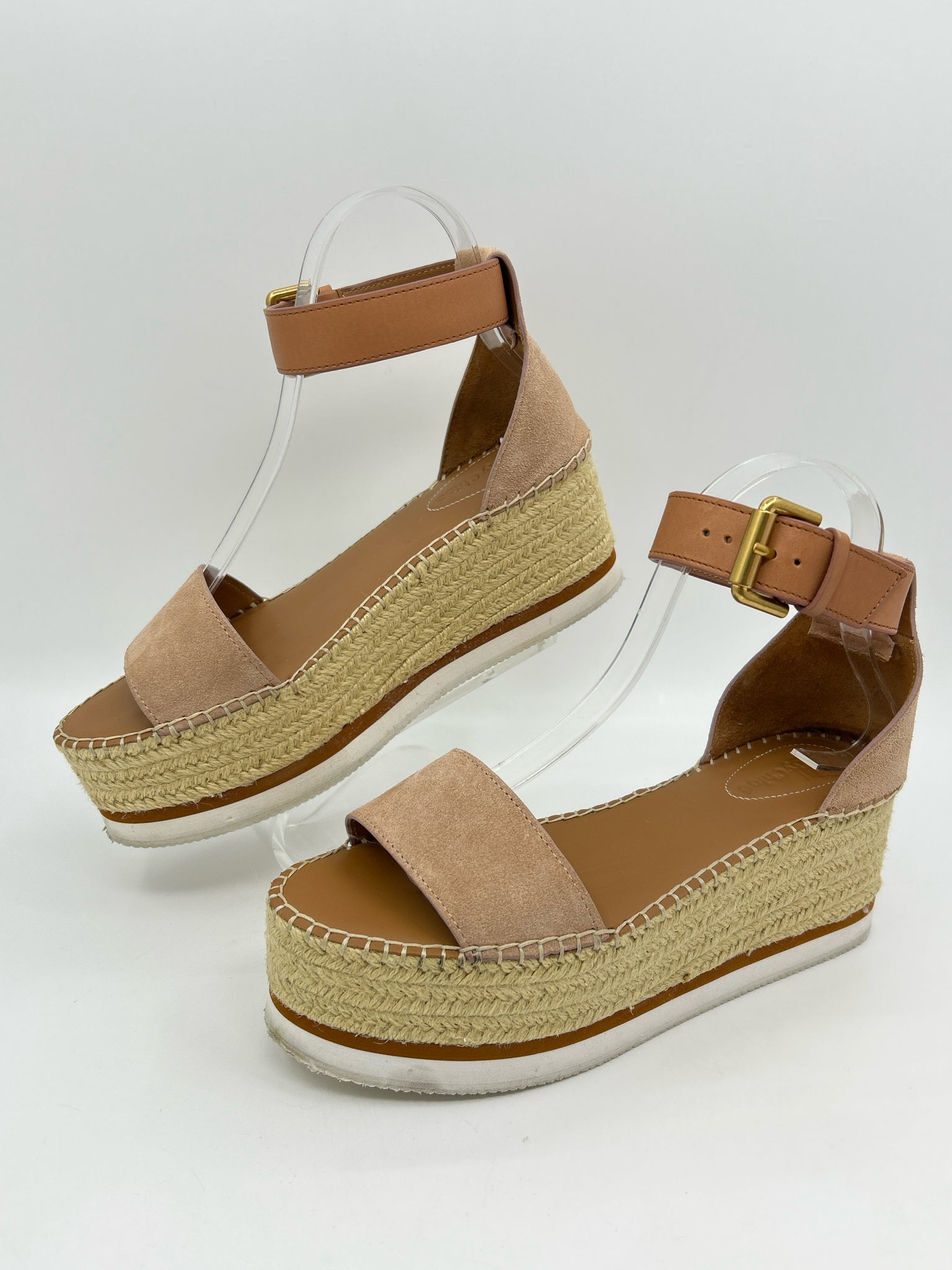 SEE BY CHLOE Size 38 Beige Women Sandal