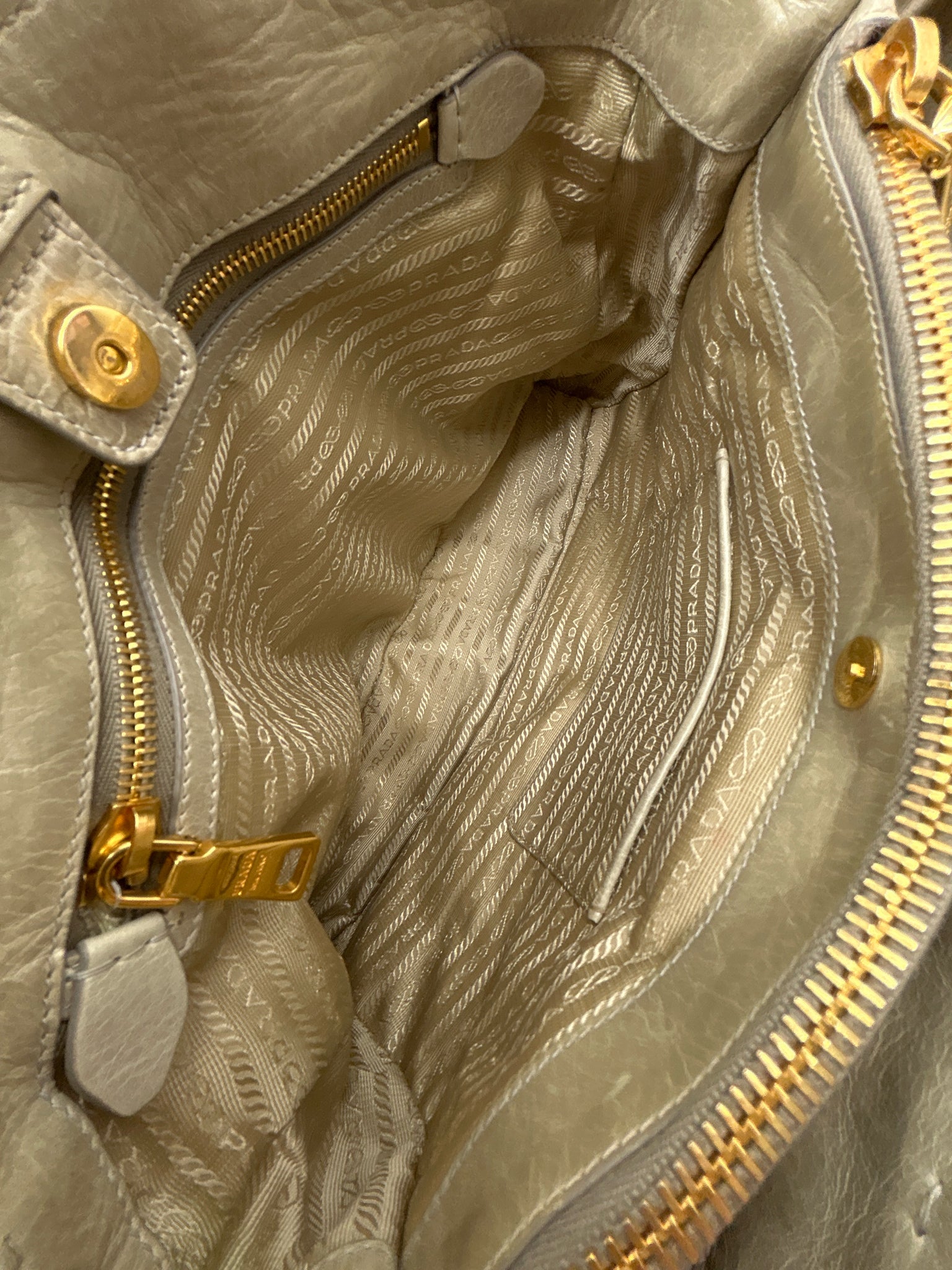 PRADA Beige Women Purse