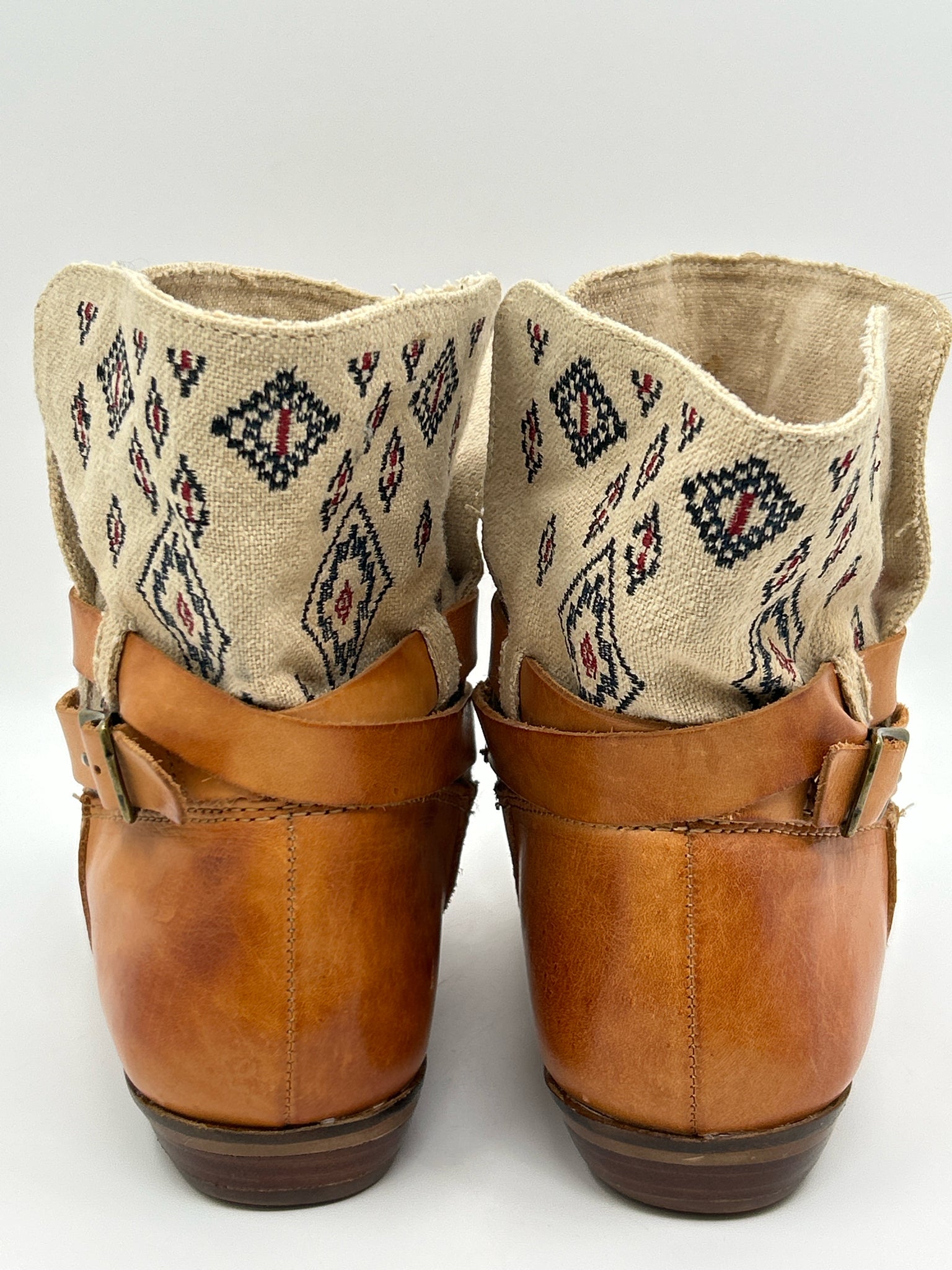 LATIGO Size 8.5M Tan Women Booties