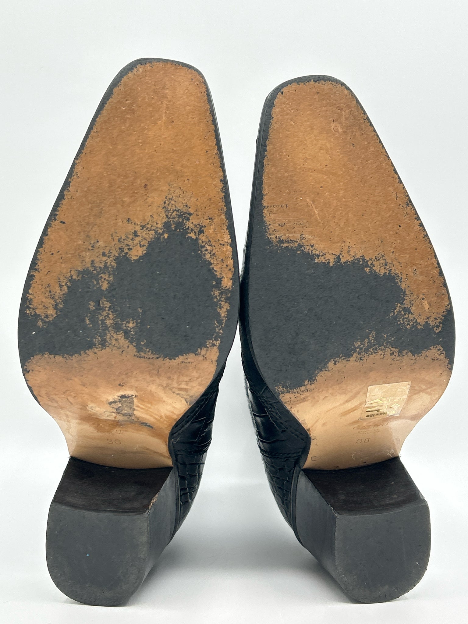 GANNI Size 38/8 Black Women Booties