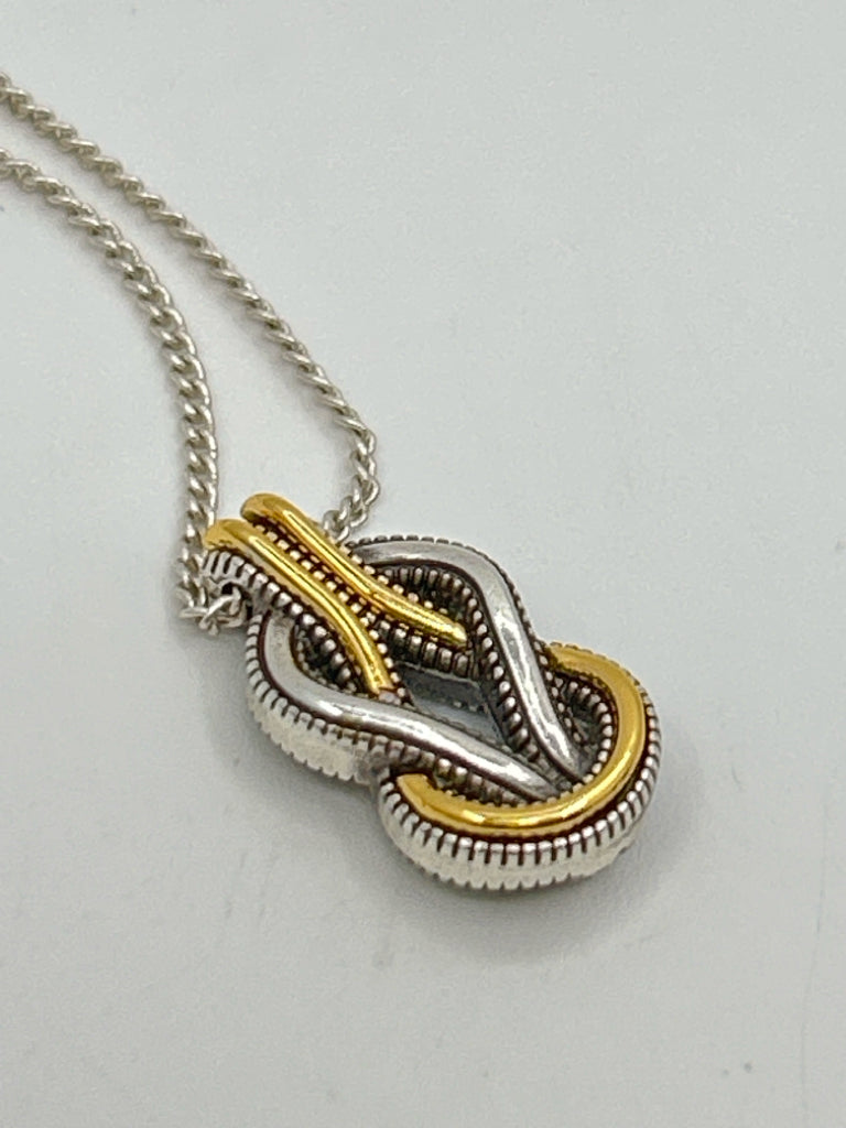 BRIGHTON Women Silver and Gold Necklace