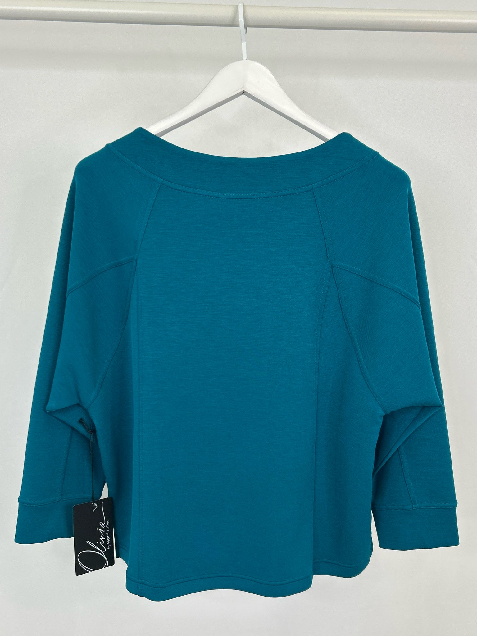 OLIVIA BY HABITAT CLOTHES Size S Teal Women Pullover