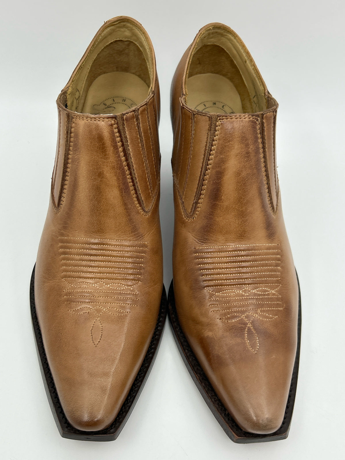 LUCCHESE Size 7B Beige Women Booties