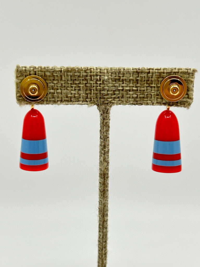 TORY BURCH Red and Blue Earrings