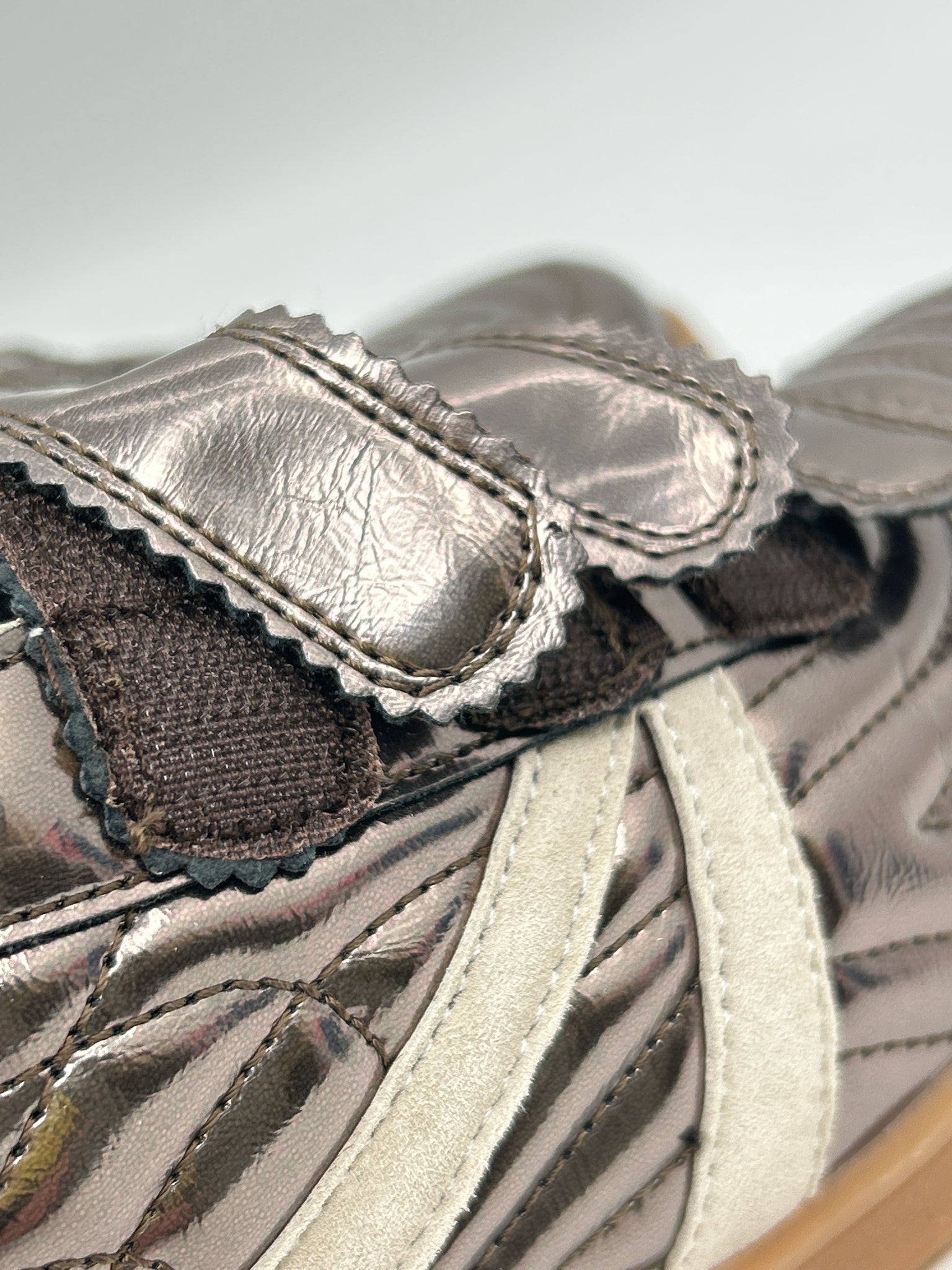 STEVE MADDEN Size 7M Pewter Women Sneakers