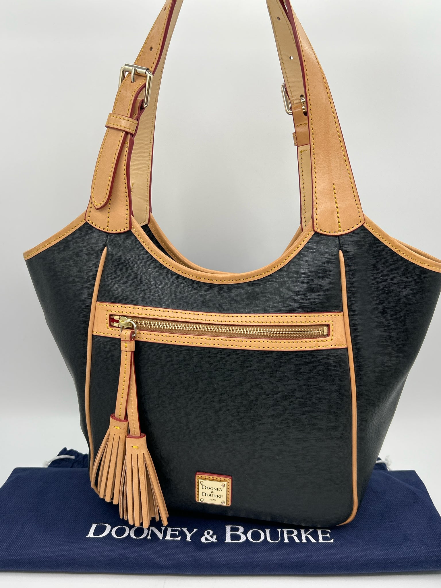 DOONEY & BOURKE BLACK AND TAN Women Purse