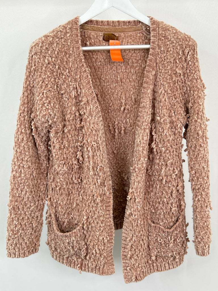 POL Women Size L BLUSH Cardigan