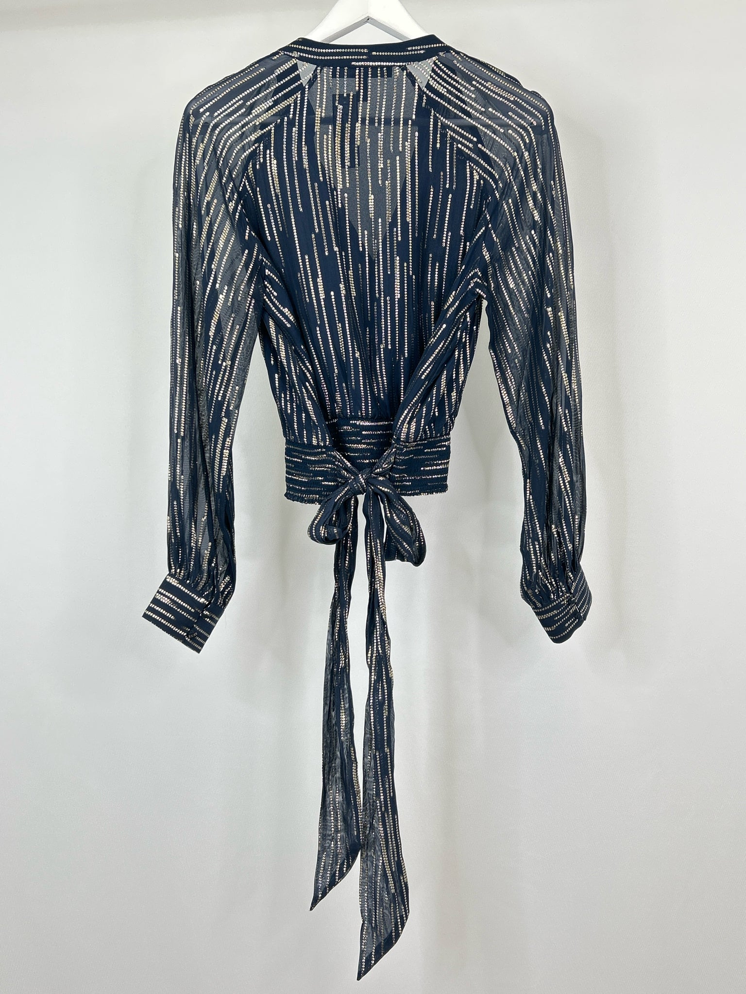 White House Black Market Size 8 Dark Teal Women Top