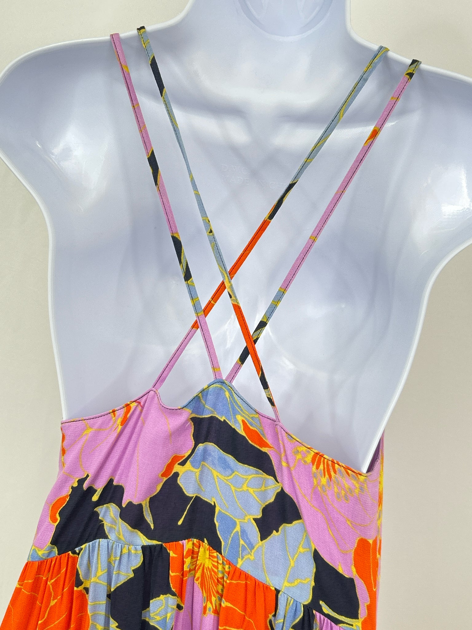LOFT Size 4 Purple and Orange Women Dress