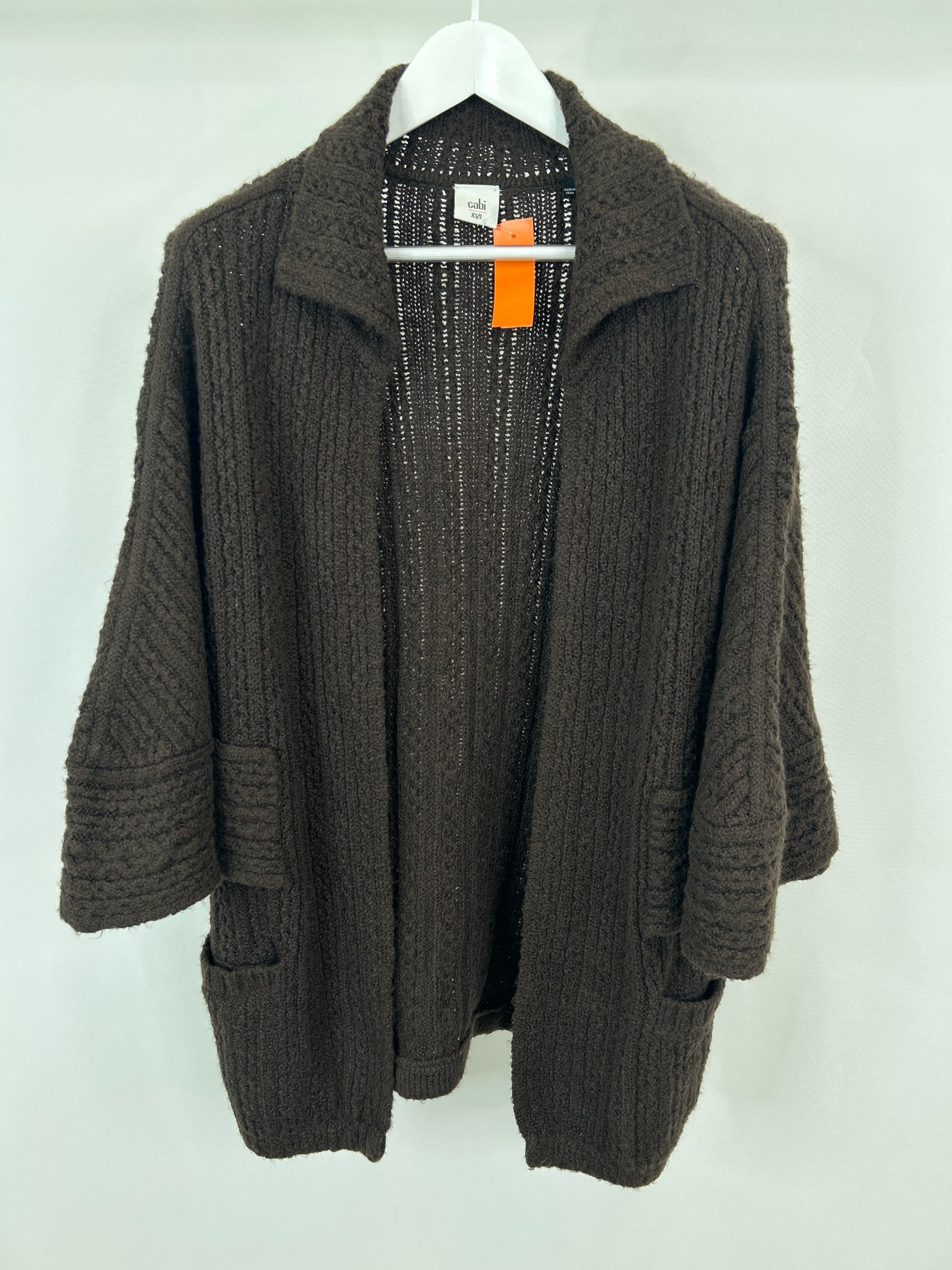 CABI Size XS/S Chocolate Brown Women Cape