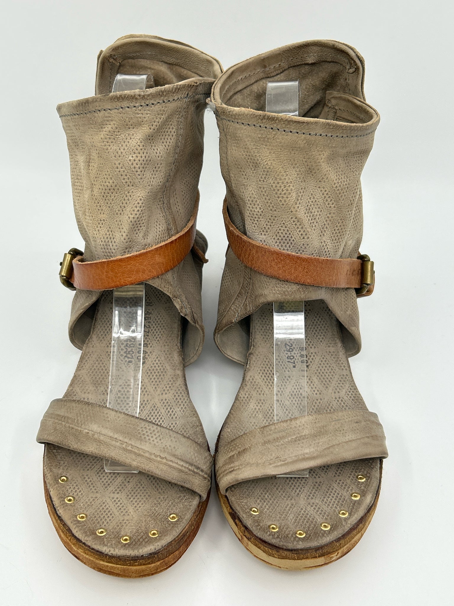 A.S. 98 Size 37 Grey and tan Women Sandal