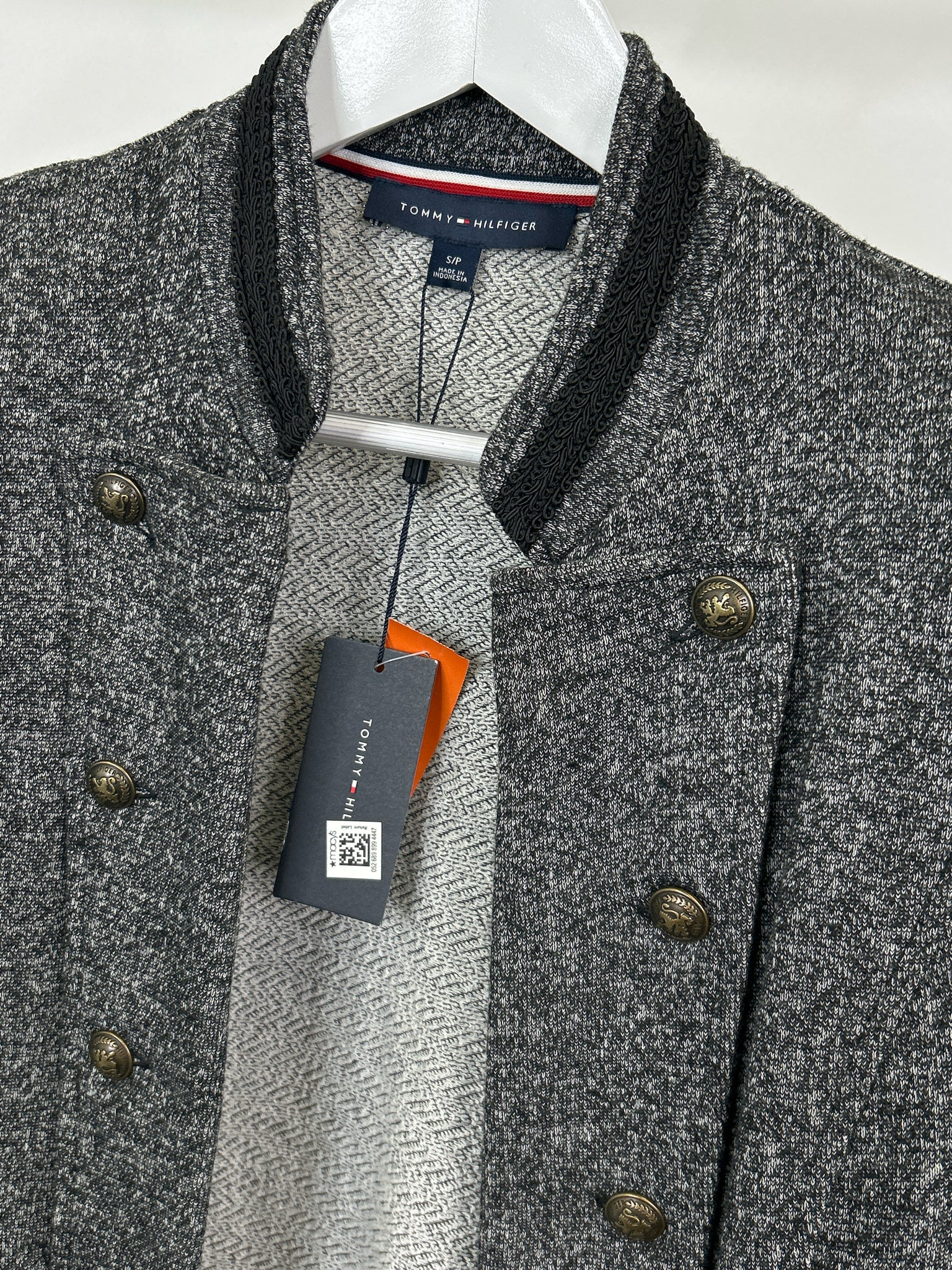 TOMMY HILFIGER Size S Grey Women Jacket