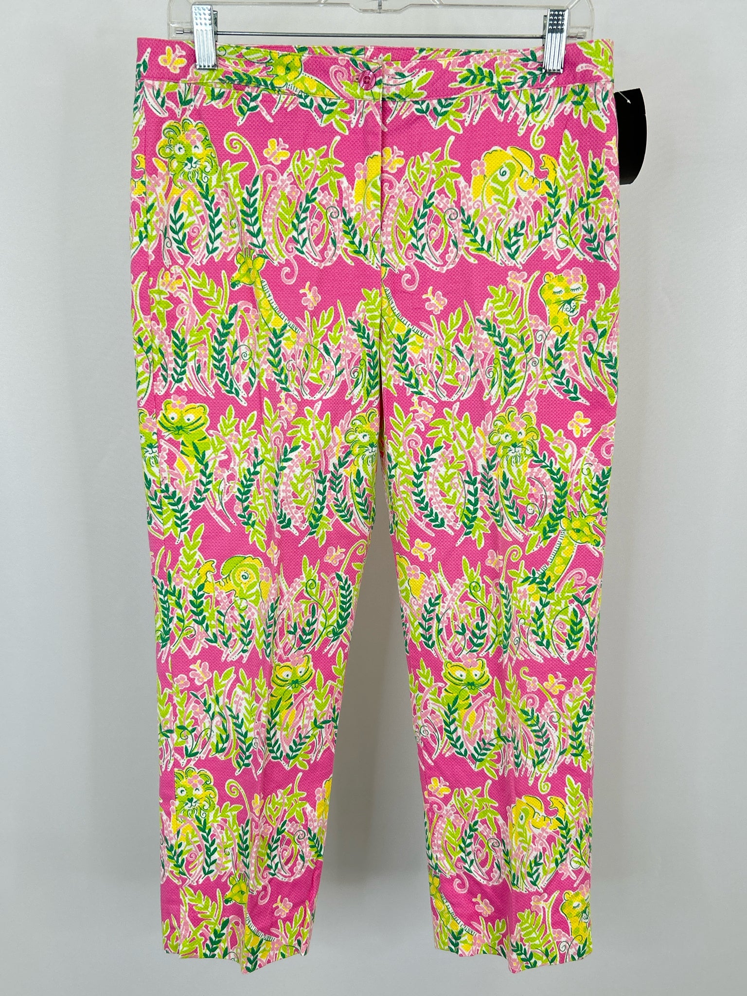 LILLY PULITZER Size 8 Pink Print Women Pants