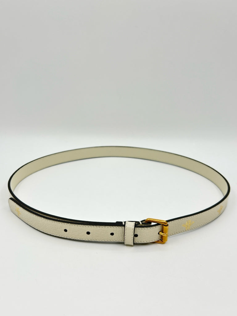 GUCCI Women Size S/M White Belt