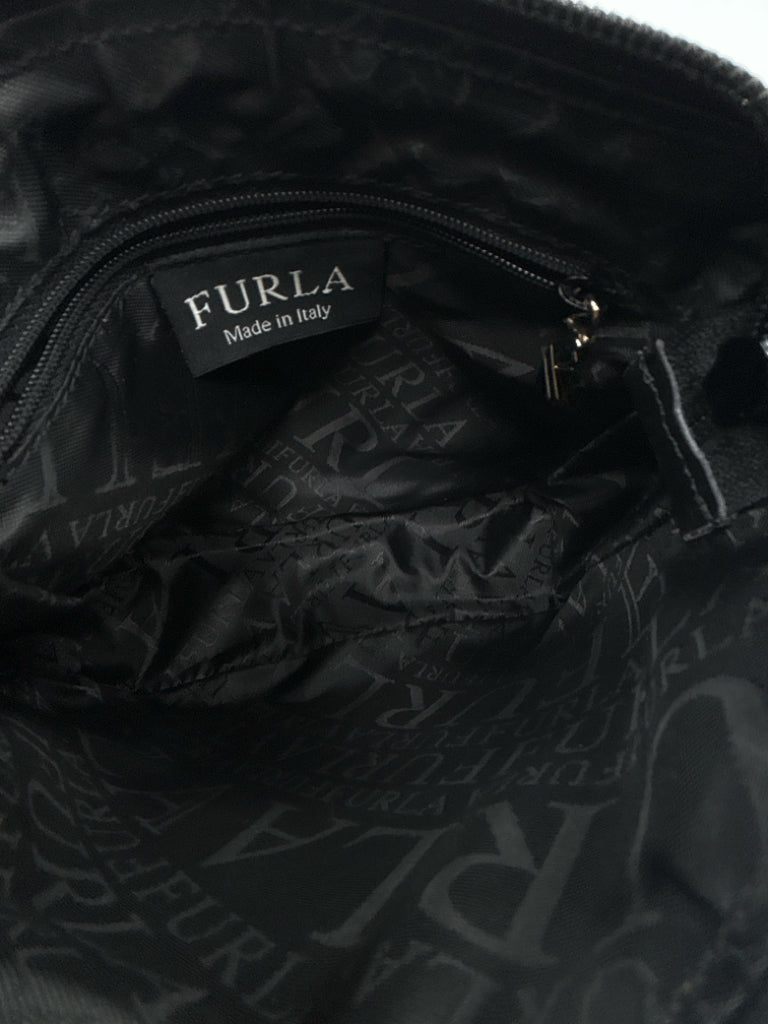 FURLA Black Leather Purse