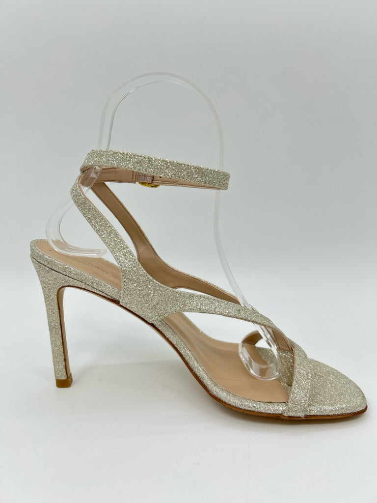 STUART WEITZMAN Size 6B METALLIC Women's Sandal