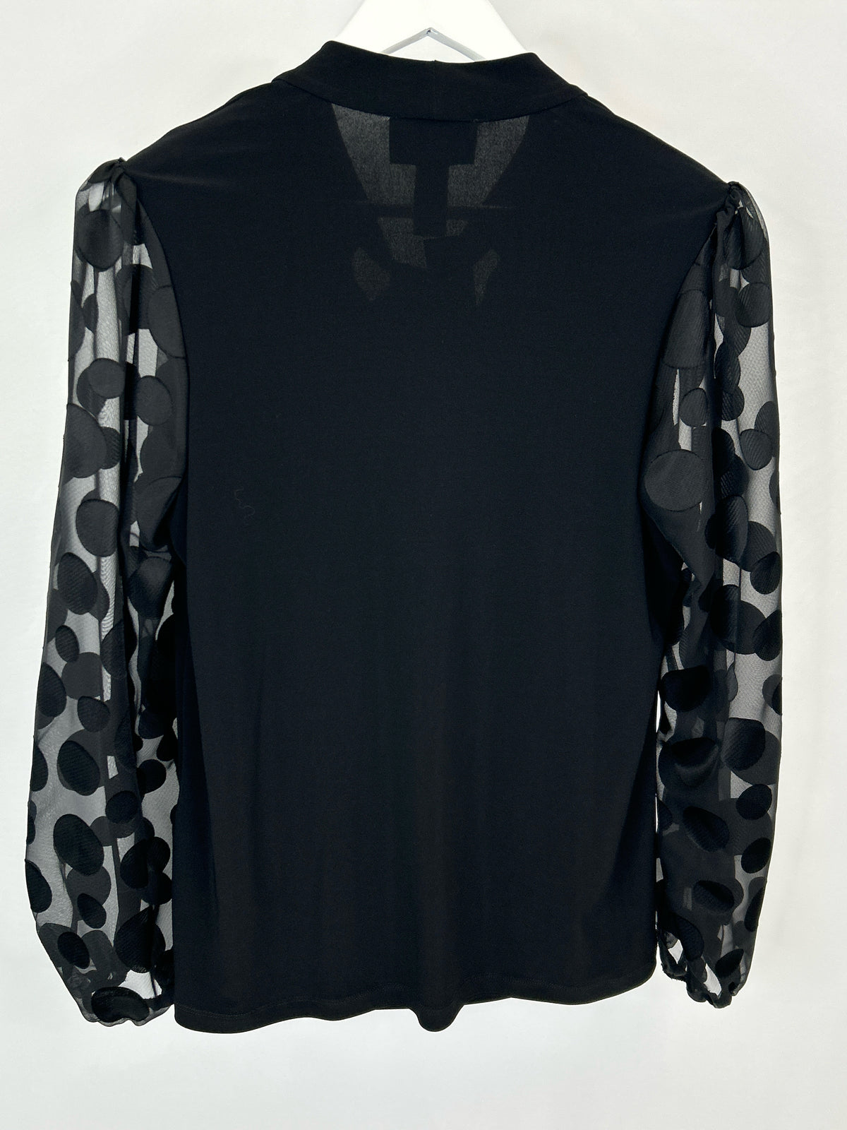 JOSEPH RIBKOFF Size 10 Black Women Blouse