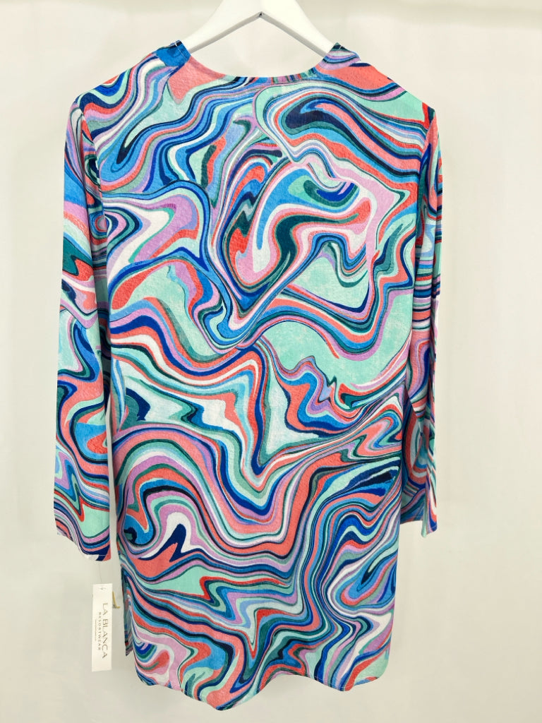 LA BLANCA Women Size S Multi-Color Cover-Up NWT