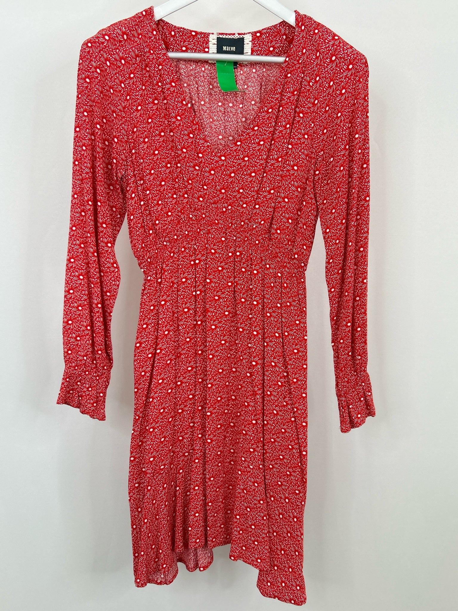 MAEVE Size S red and white Women Dress