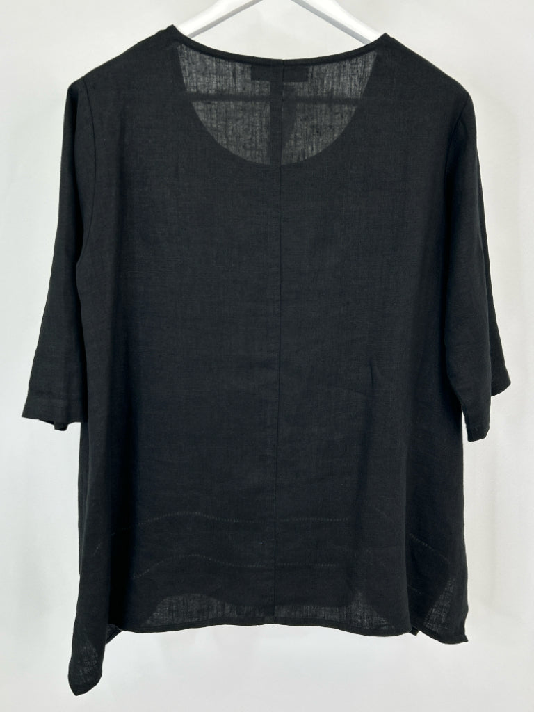 CHRISTOPHER CALVIN Size M Black Women's Tunic