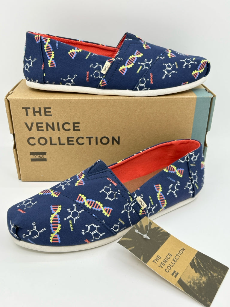TOMS Size 9 Navy Women's Flats