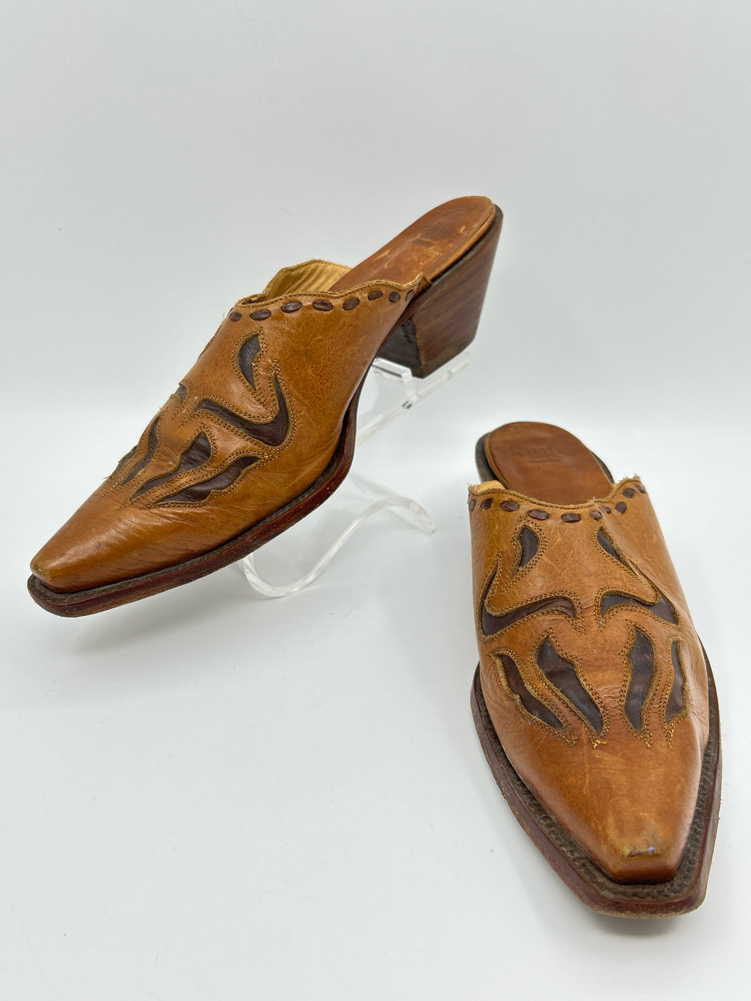 CORRAL Size 9M Tan Women Booties