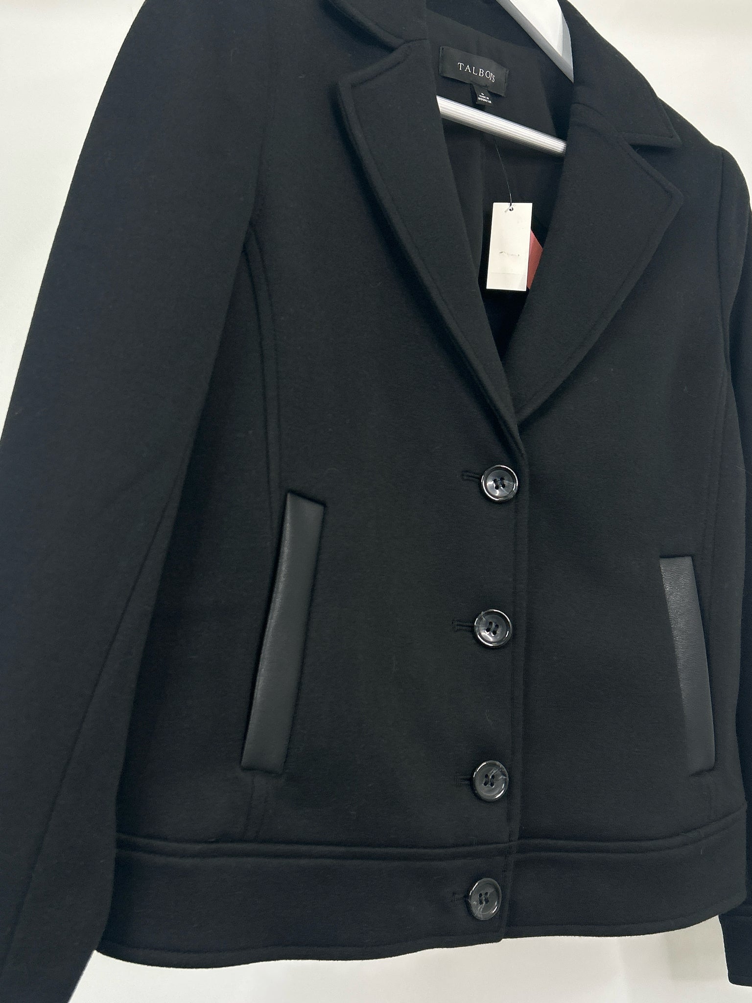 TALBOTS Size 6 Black Women Blazer