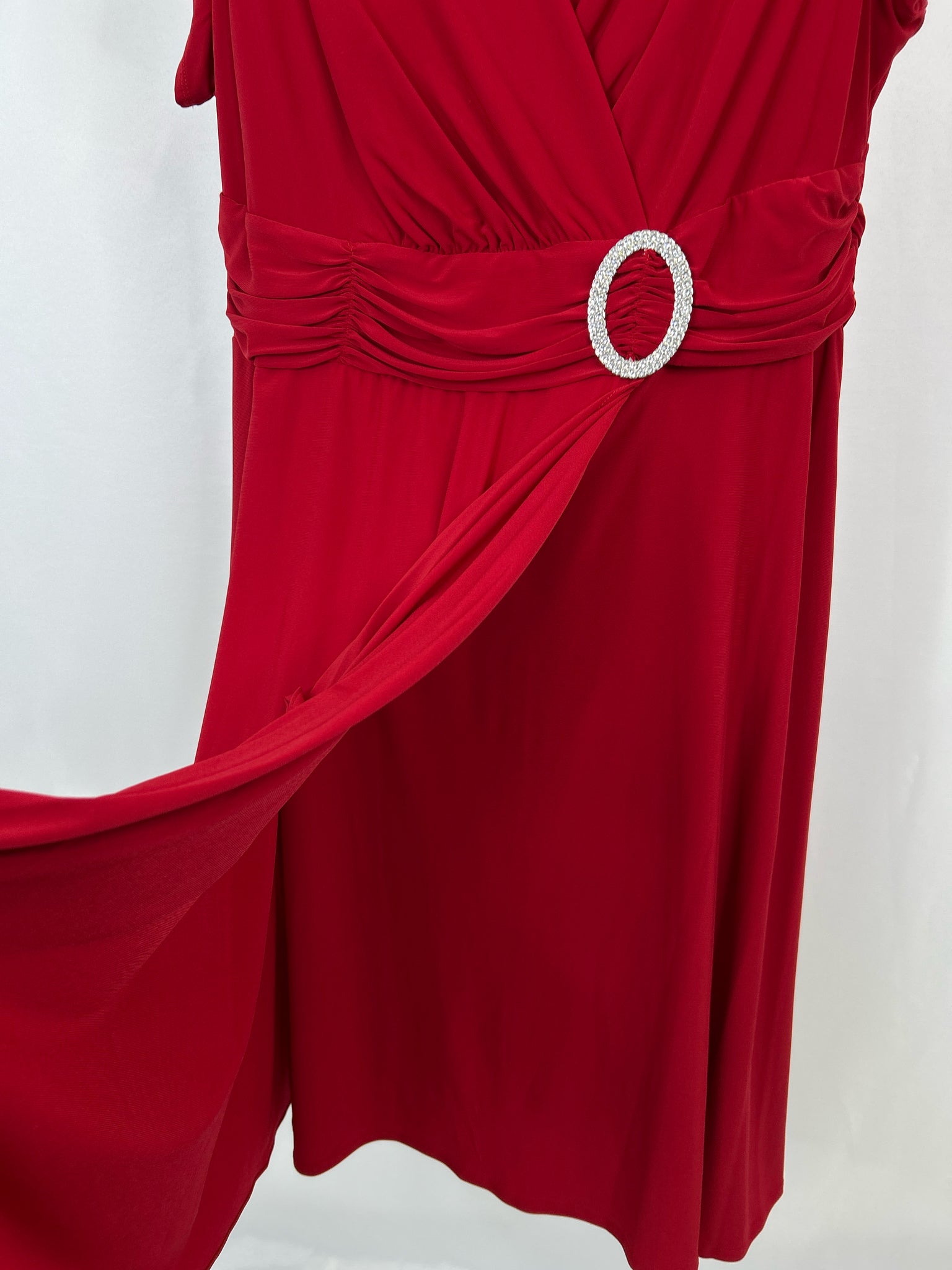 R & M RICHARDS Size 18W Red Women's Dress NWT
