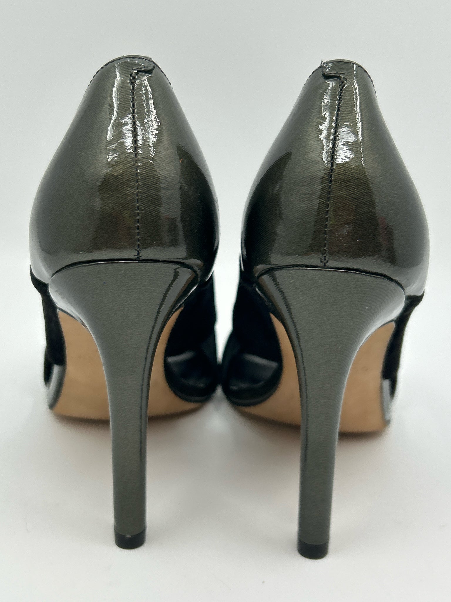 COLE HAAN Size 8.5B GREEN & BLACK Women Pumps