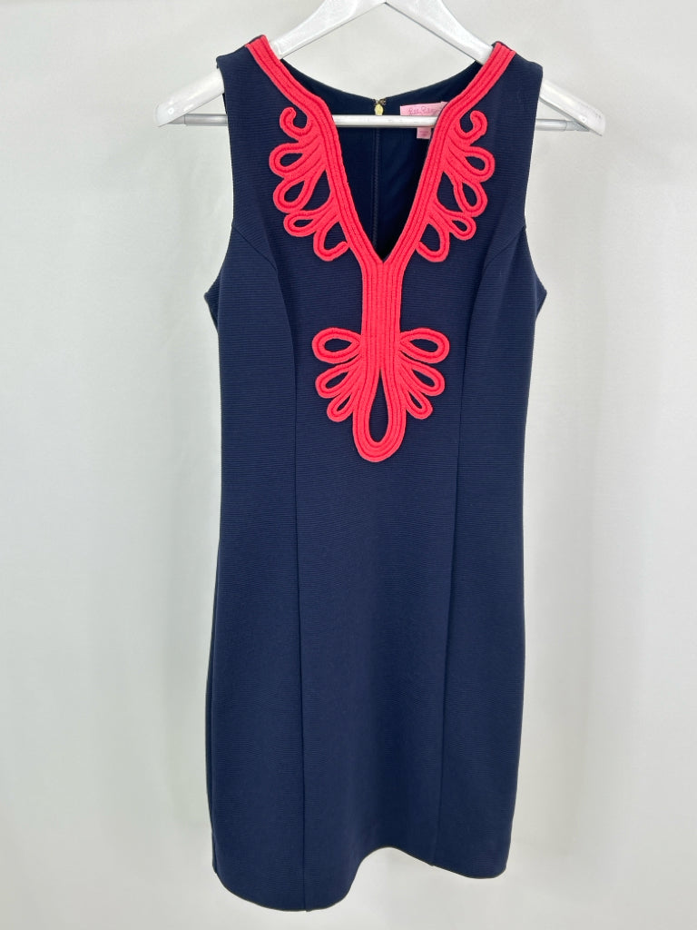 LILLY PULITZER Size S Navy Women's Dress