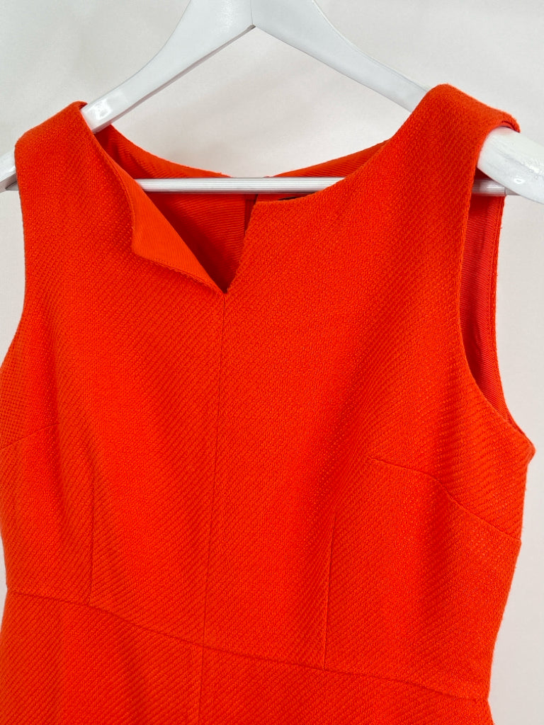ANN TAYLOR Size 8 Orange Women's Dress