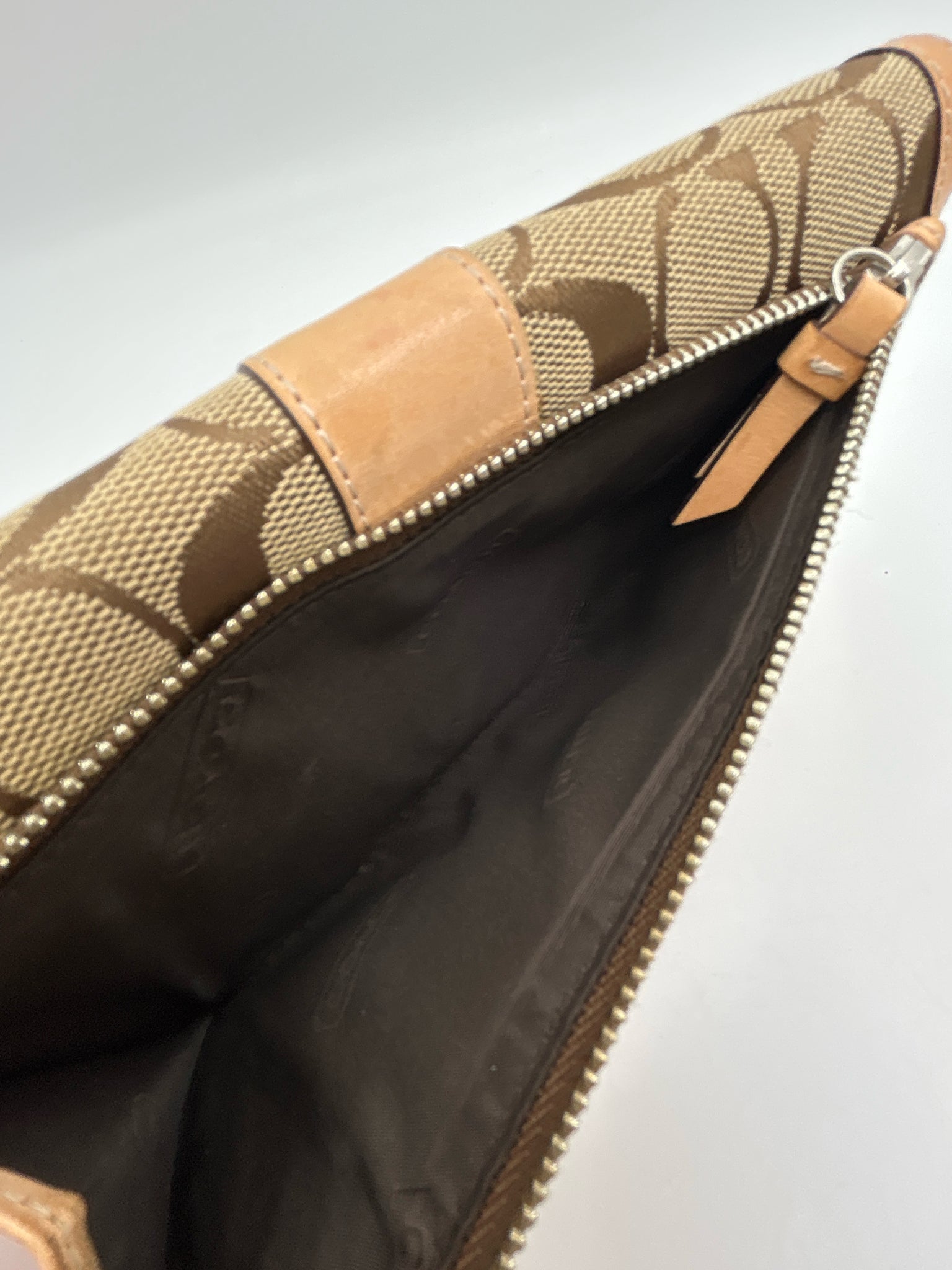 COACH Brown Print Women Wallet