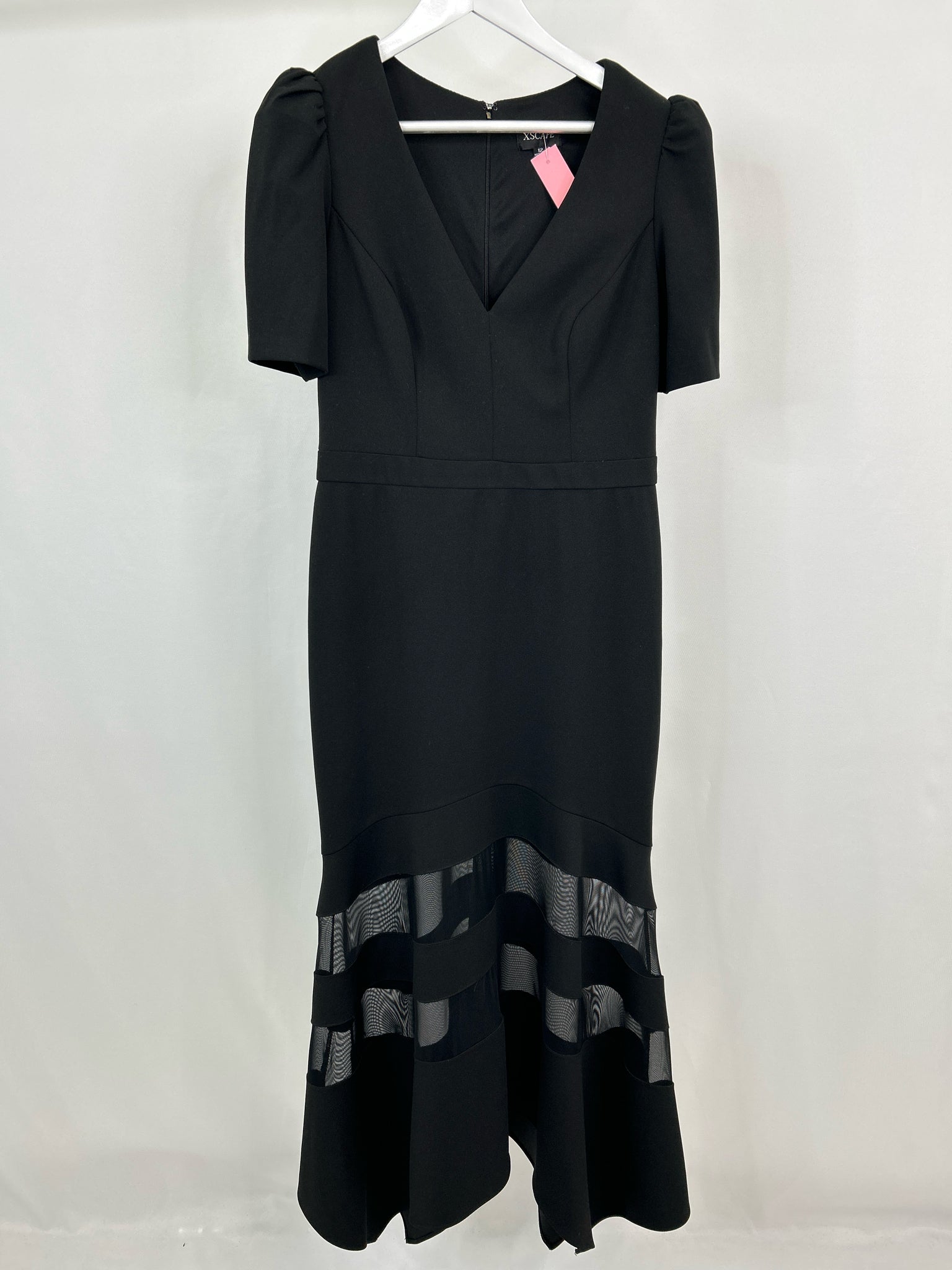 XSCAPE Size 12 Black Women Dress