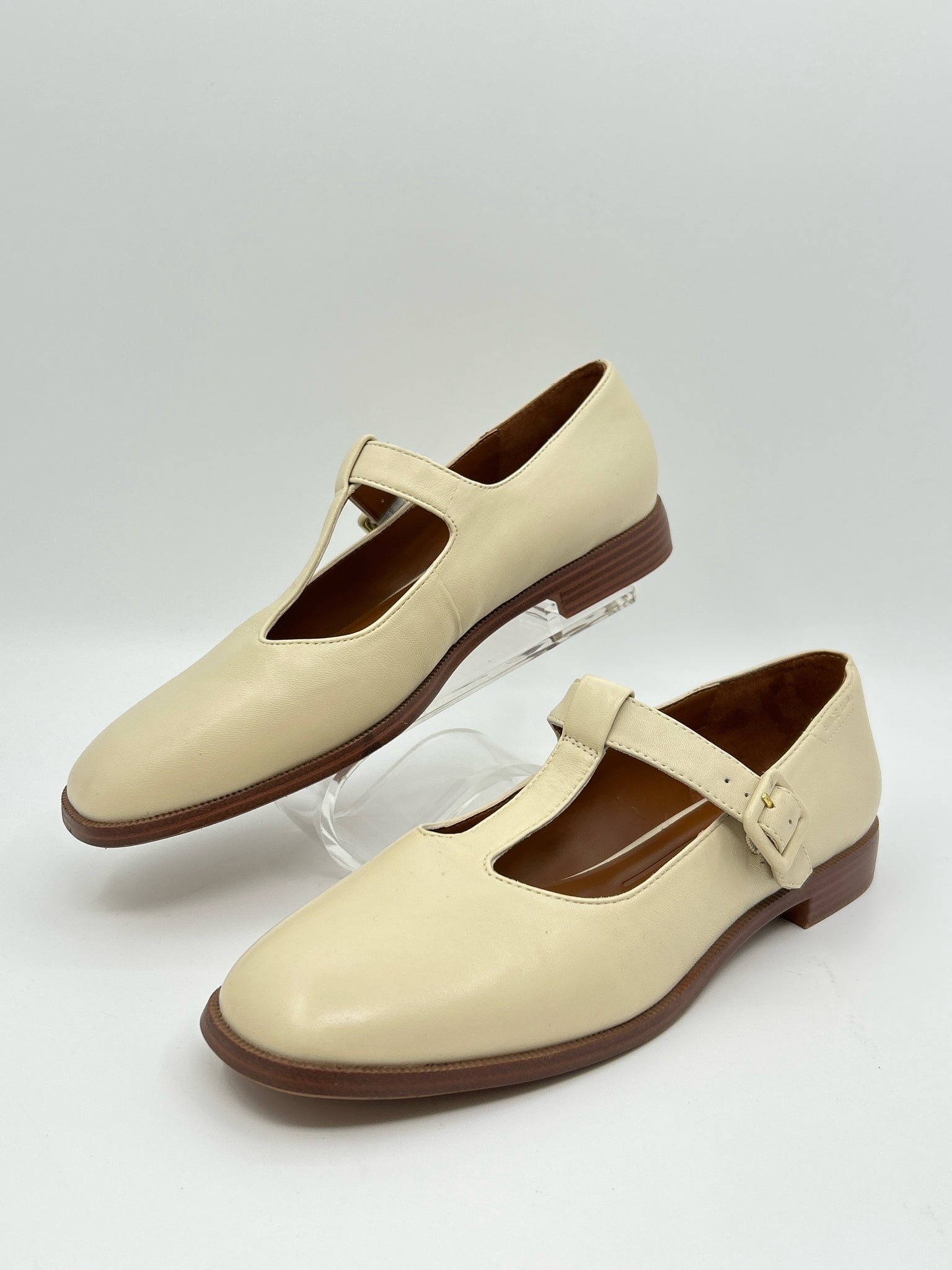 FRANCO SARTO Size 8.5 Cream Women Loafer