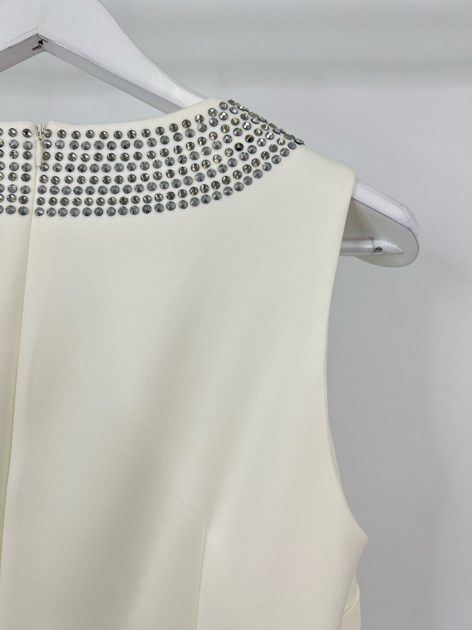 CALVIN KLEIN Size 10 White Women Dress